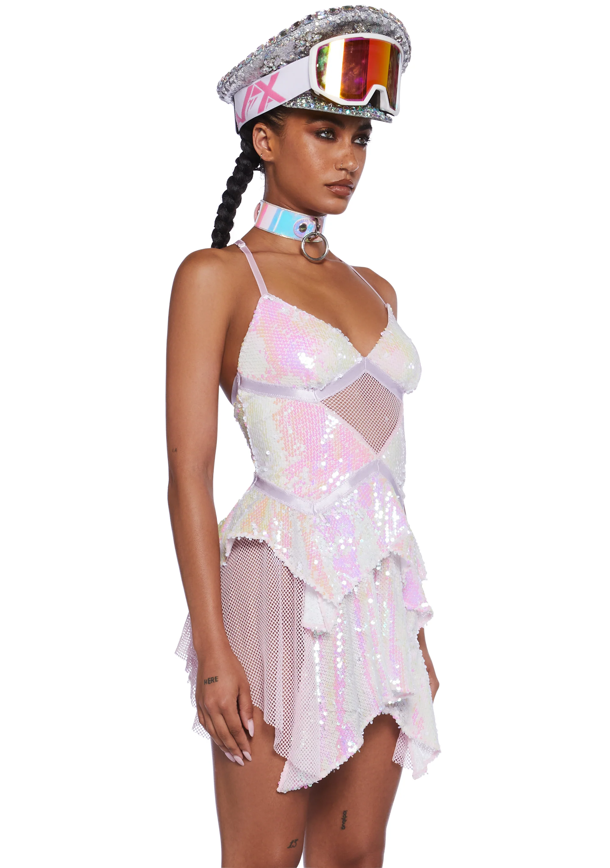 Fantastical Firefly Mini Dress - Iridescent - Image 3