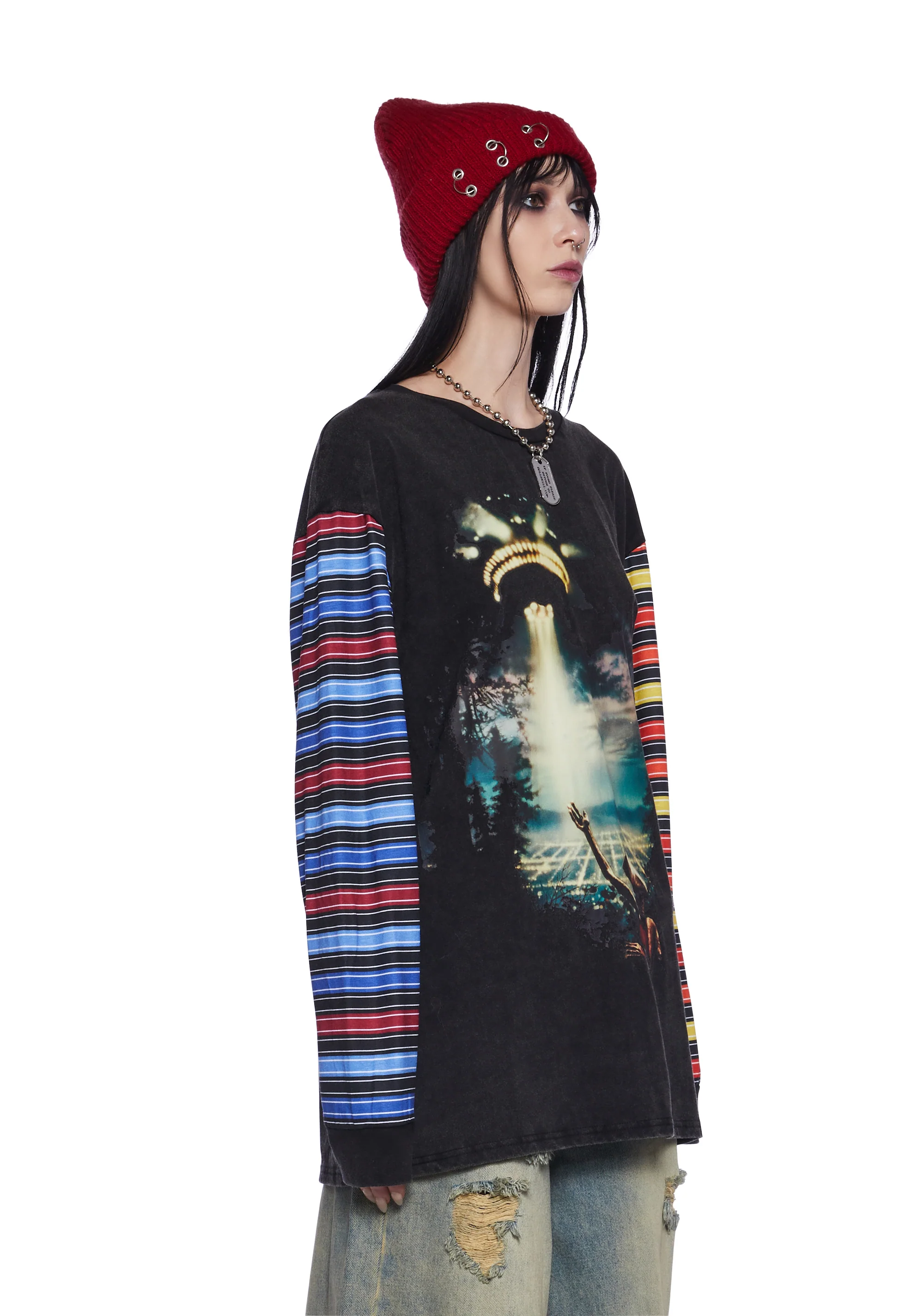 Far From Home Oversized Graphic Tee - Image 3