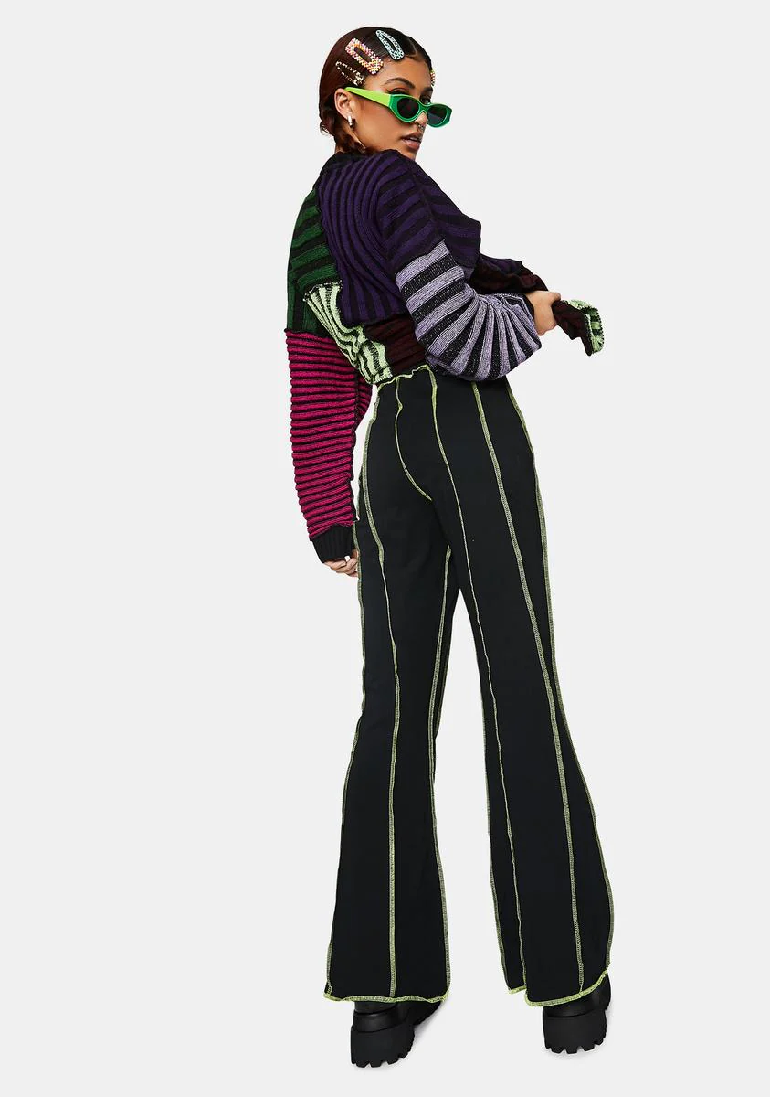 Far Out Paneled Flare Pants - Image 4