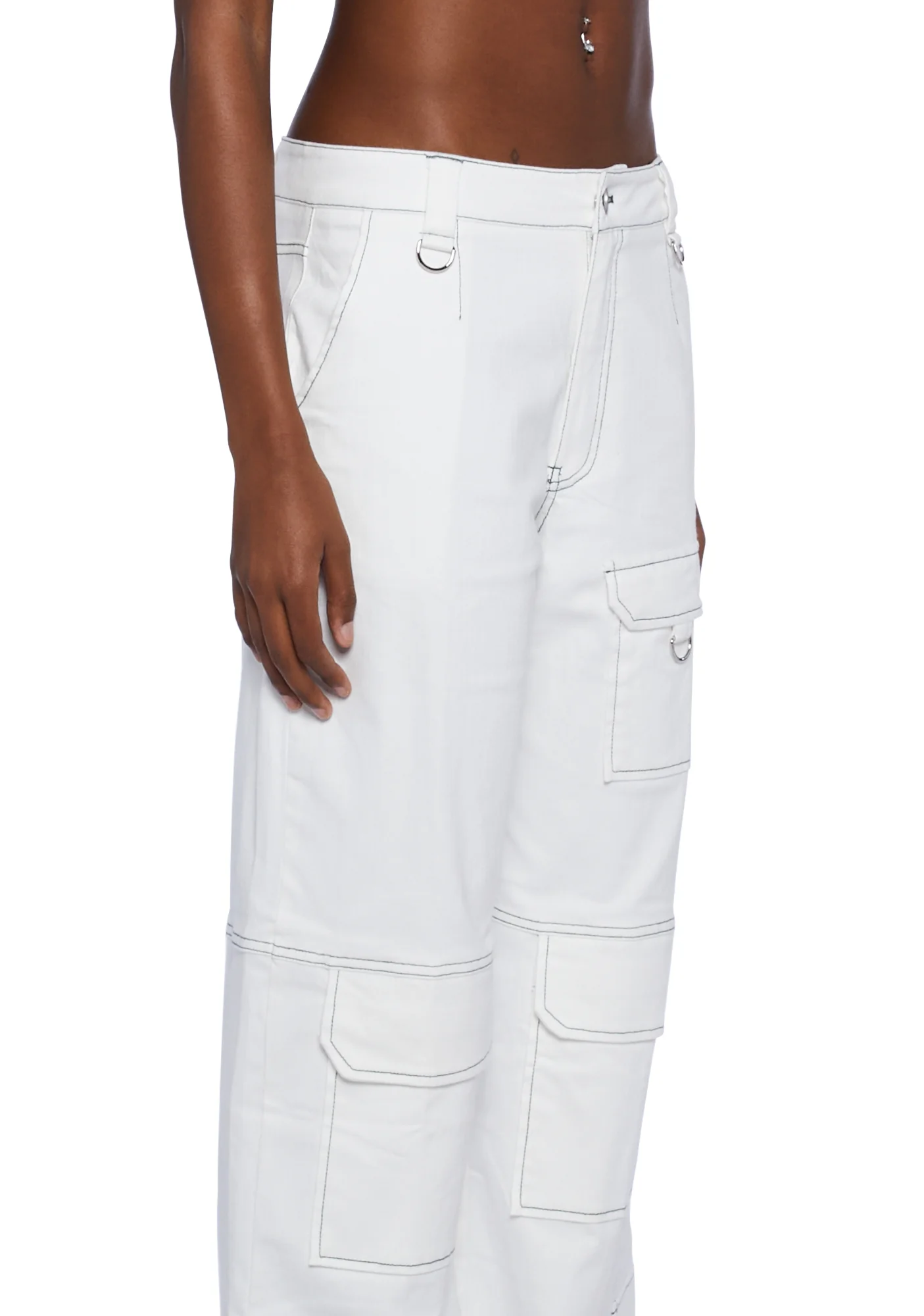 Fargo Denim Jeans - White - Image 5