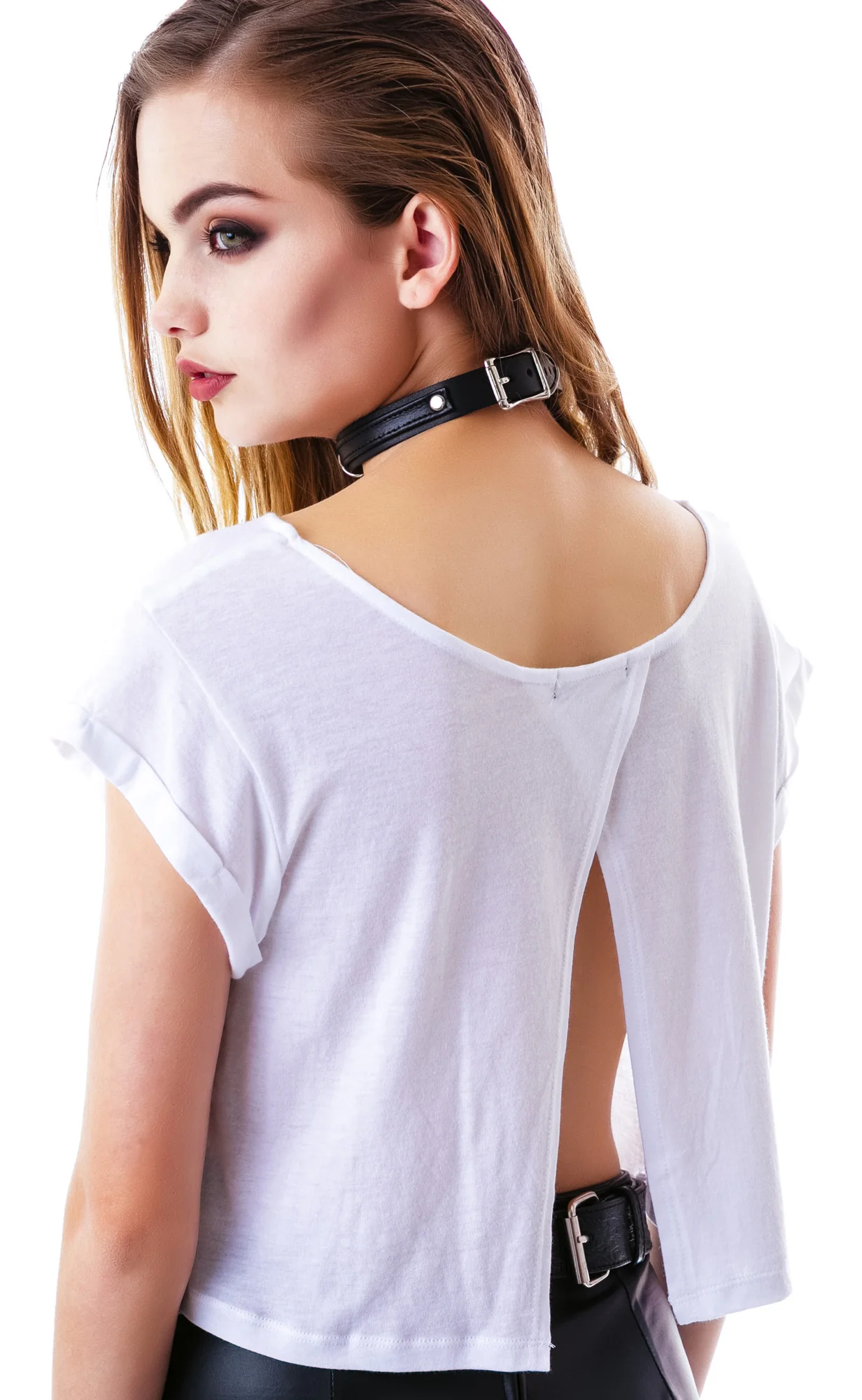 Farrah Open Back Crop Top - Image 4