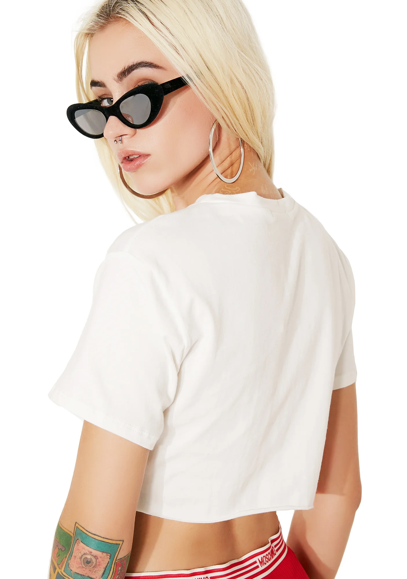 Fast Lane Lace-Up Crop Top - Image 4