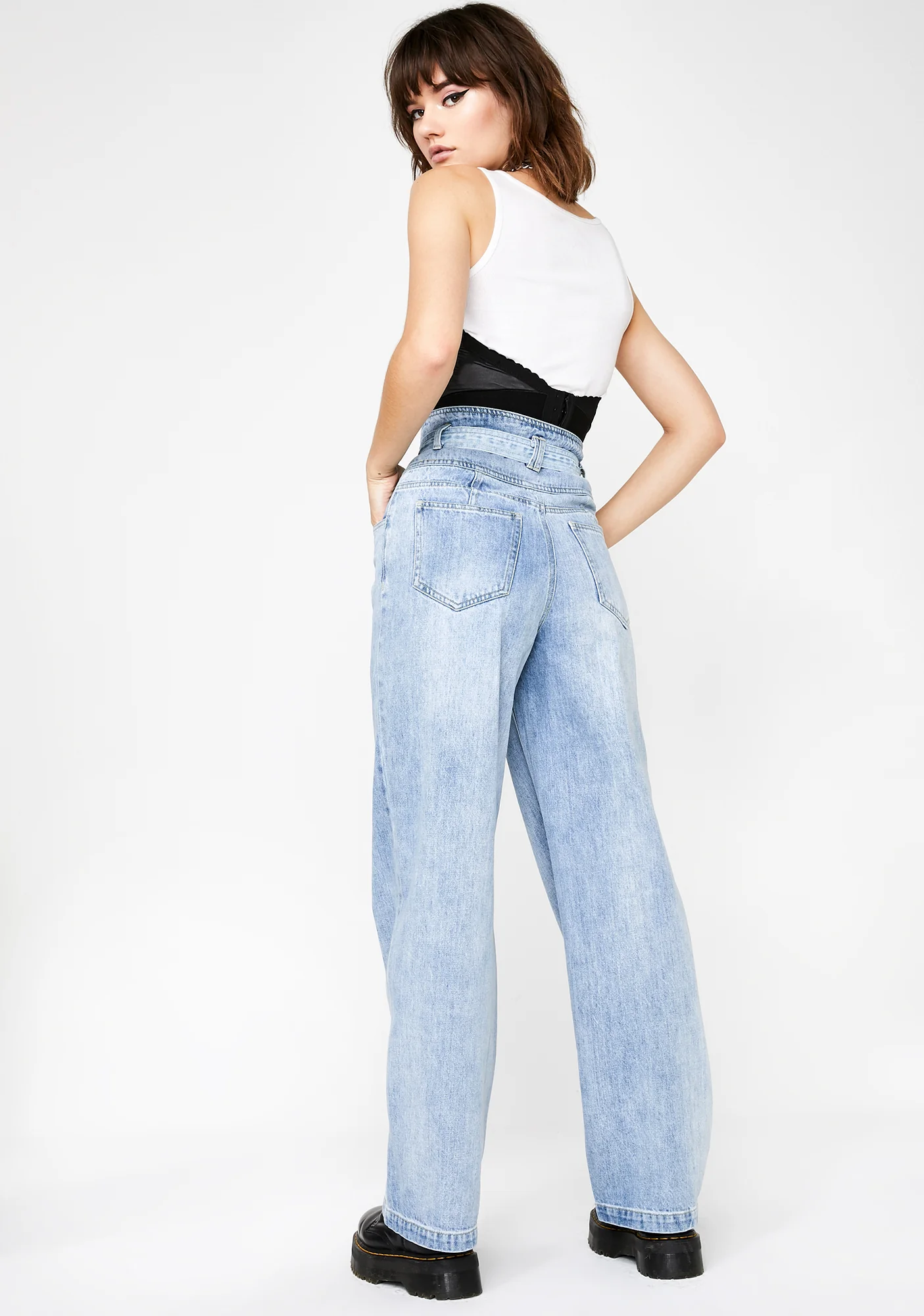 Fatal Distraction Wide Leg Jeans - Image 4