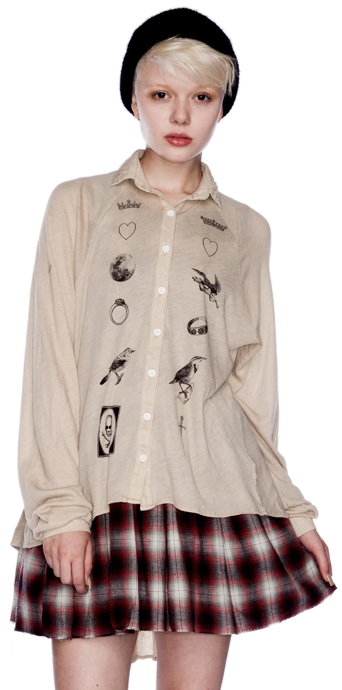 Fate Sunday Button Down Shirt - White - Image 9
