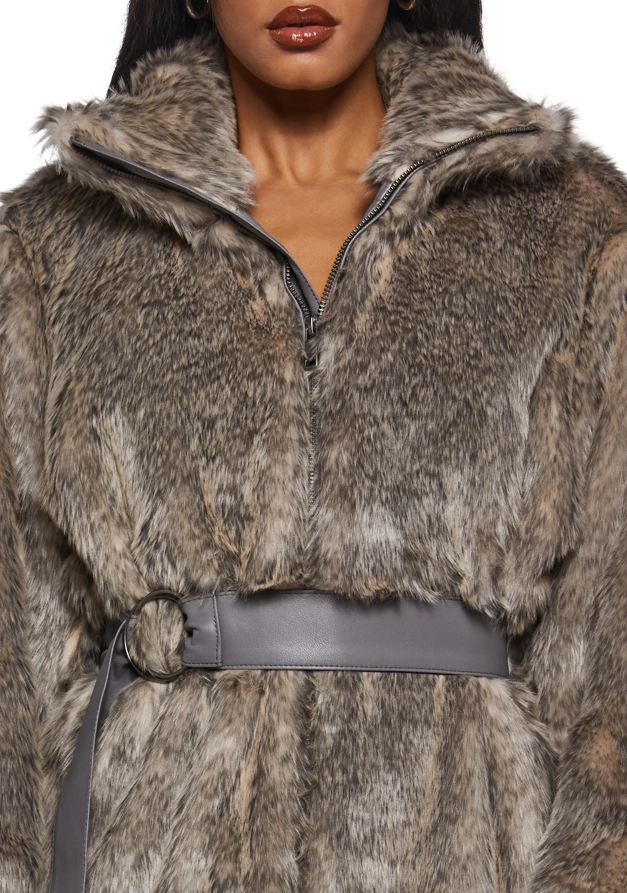 Total Legacy Faux Fur Coat - Image 5