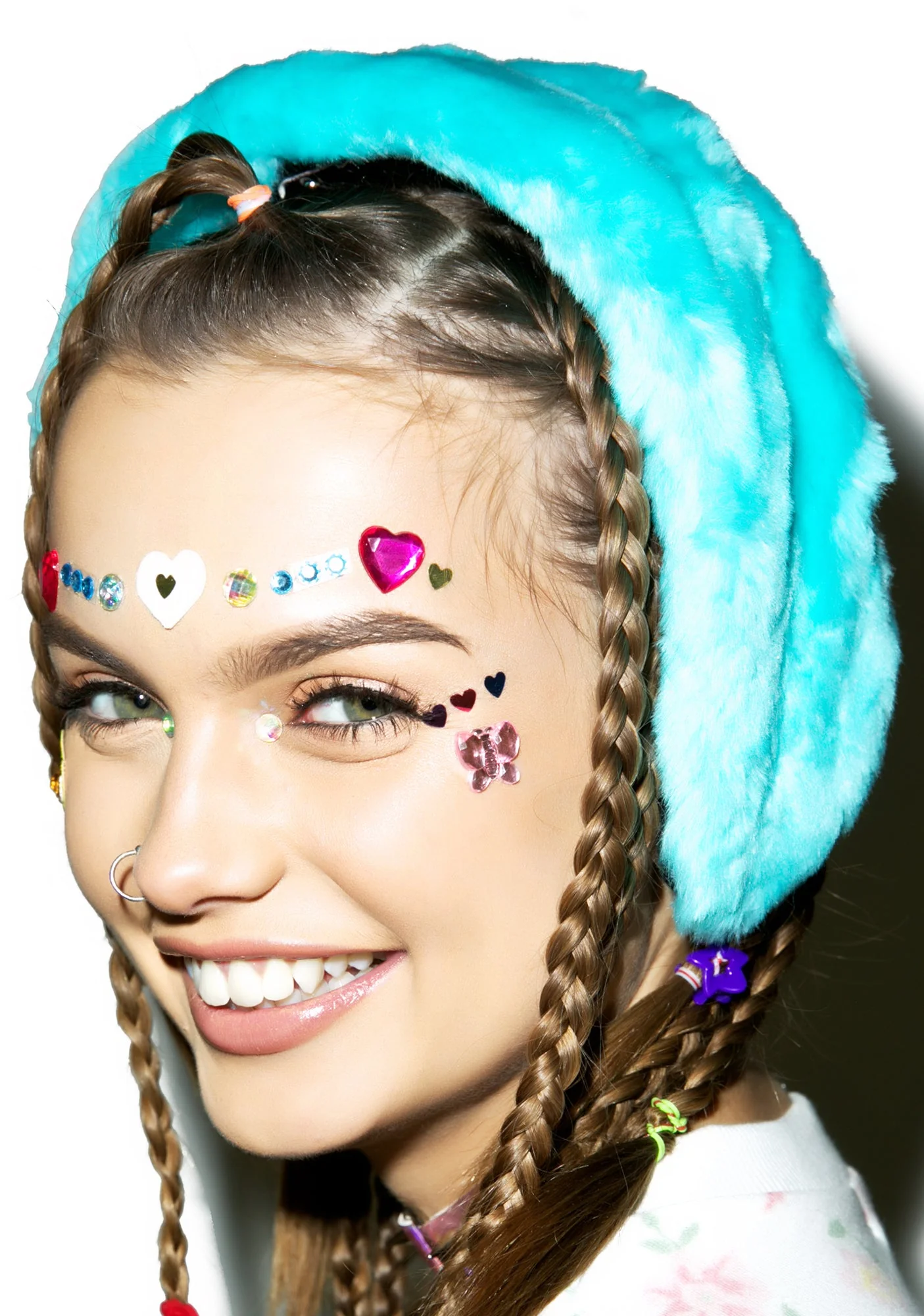 Faux Fur Ear Warmer - Pink - Image 2