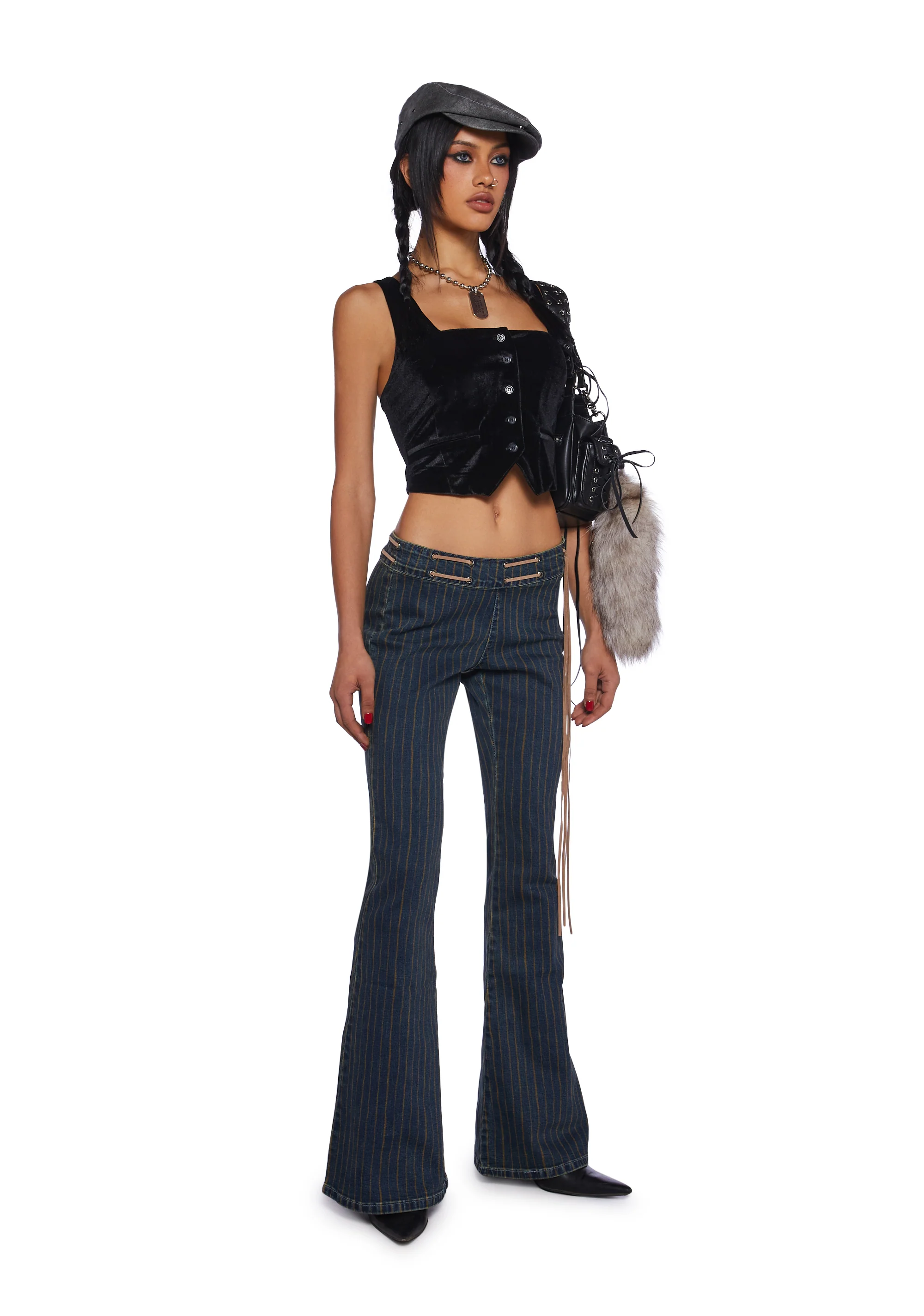 Favorite Rage Velour Vest - Image 2