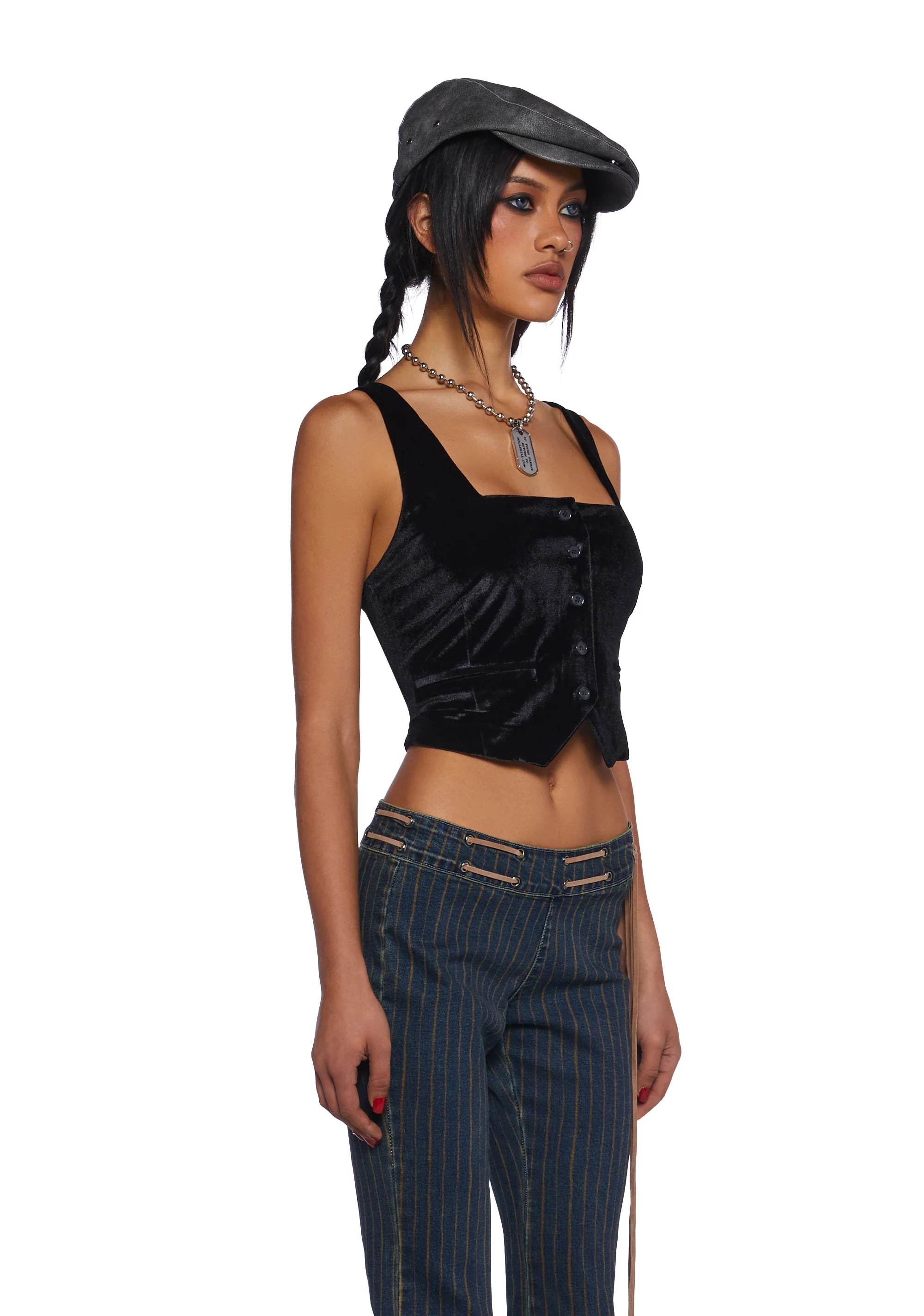 Favorite Rage Velour Vest - Image 3