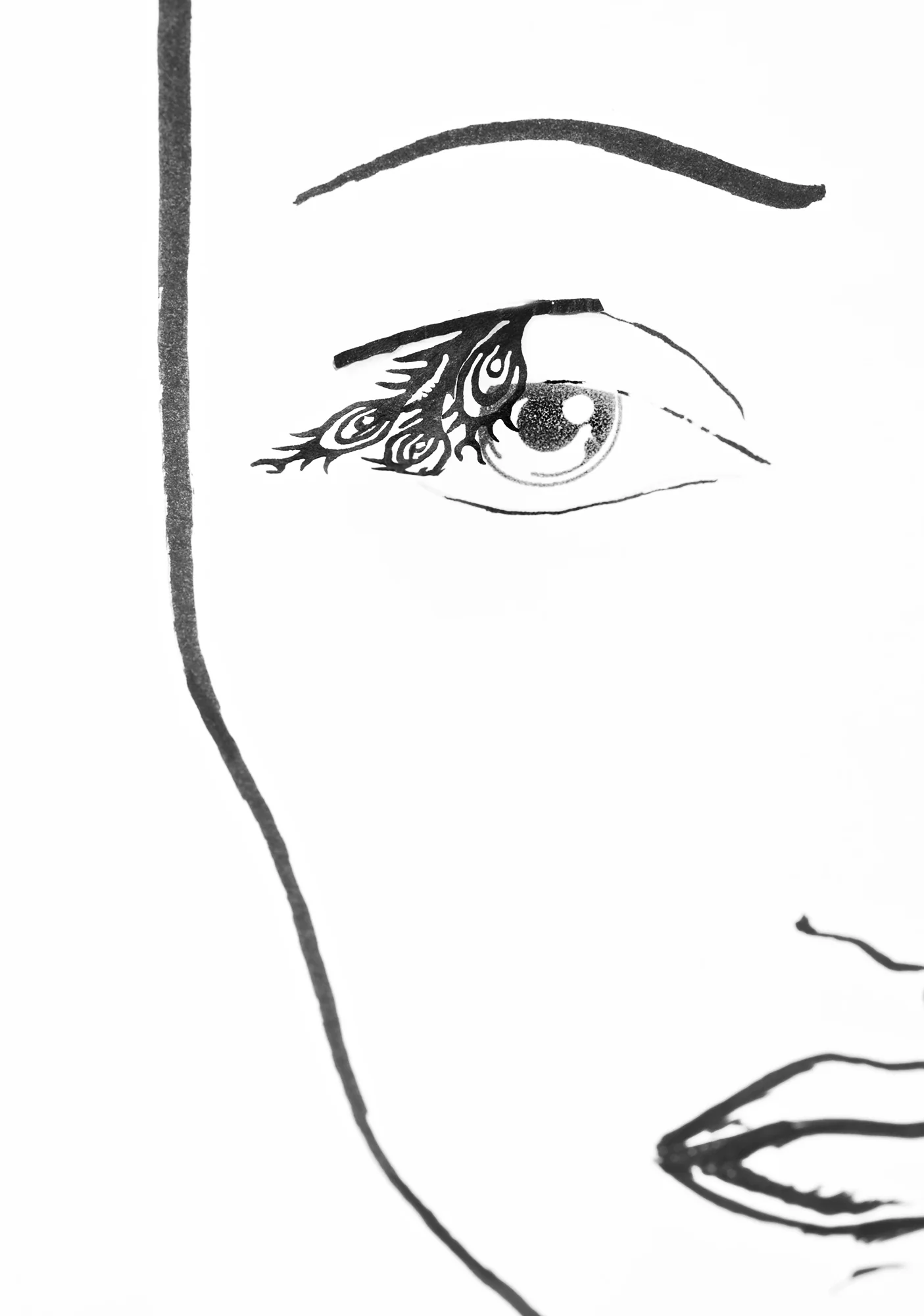 Feathers Paper Eye Lash - Image 2