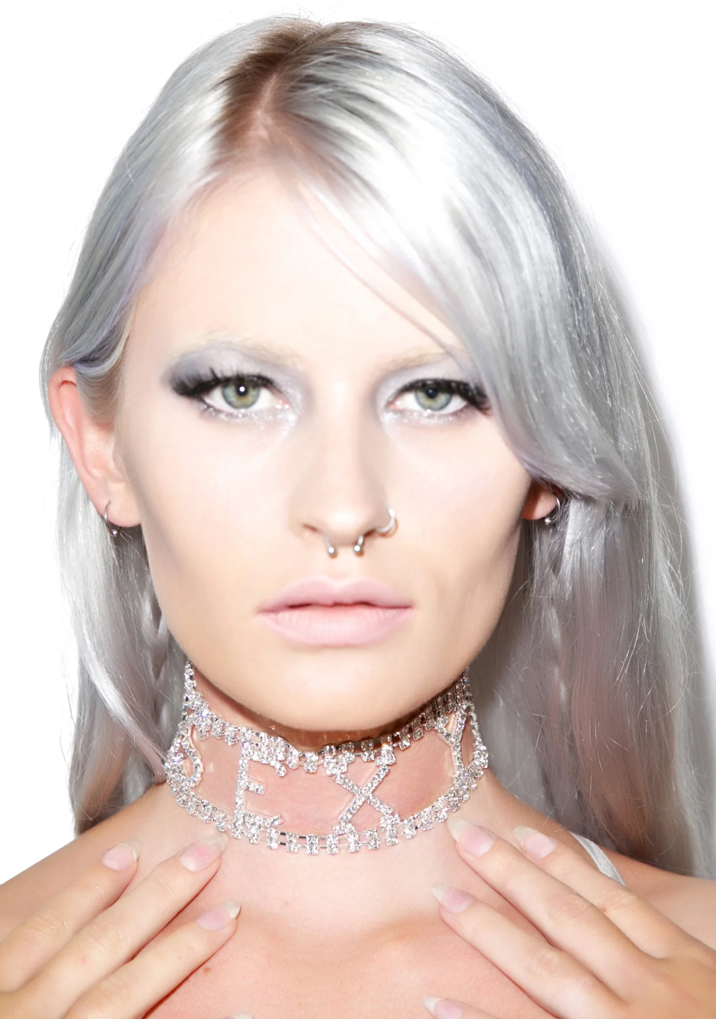 Feelin' Sexy Rhinestone Choker - Image 4
