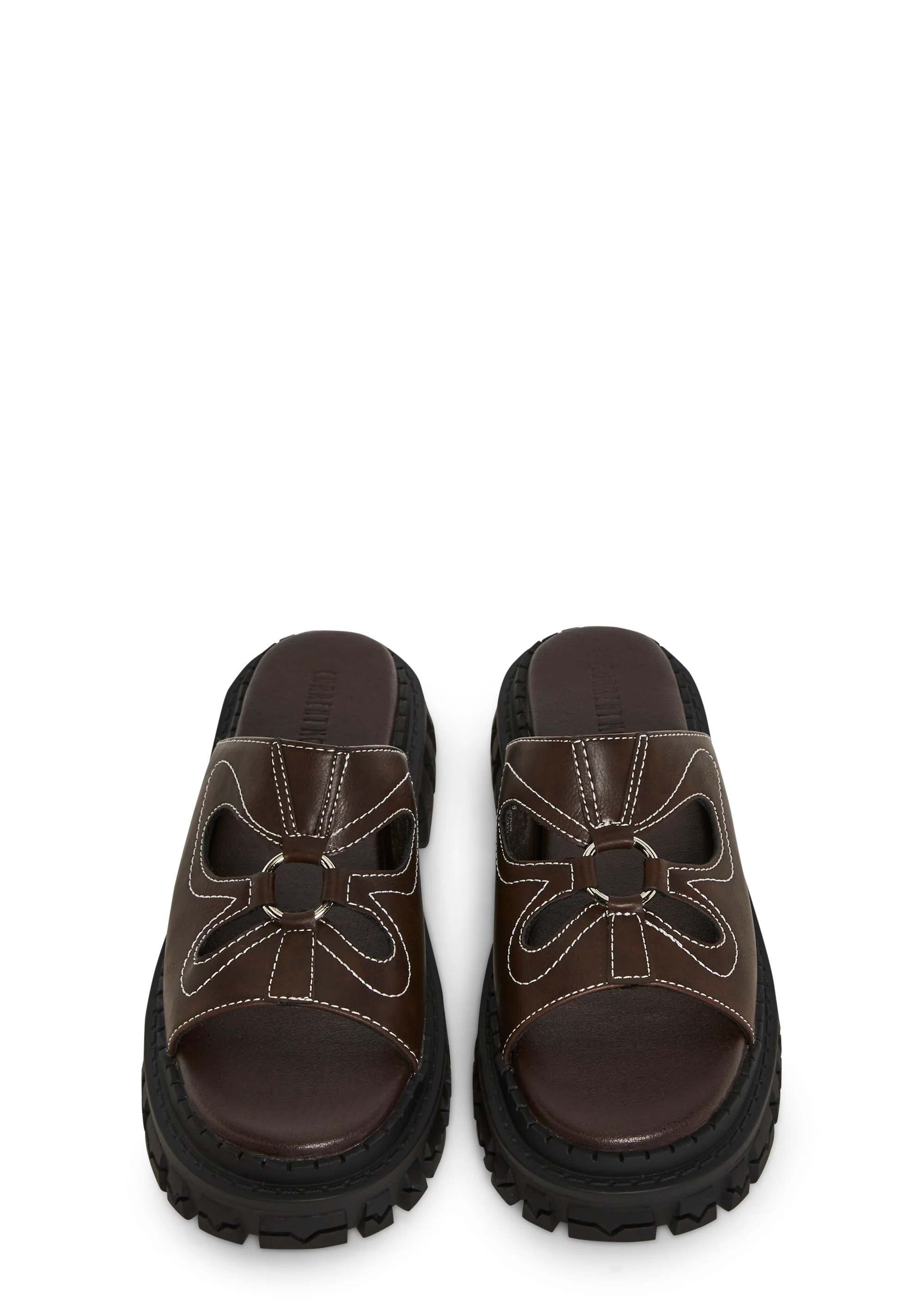 Feeling Good Platform Slides - Brown - Image 3