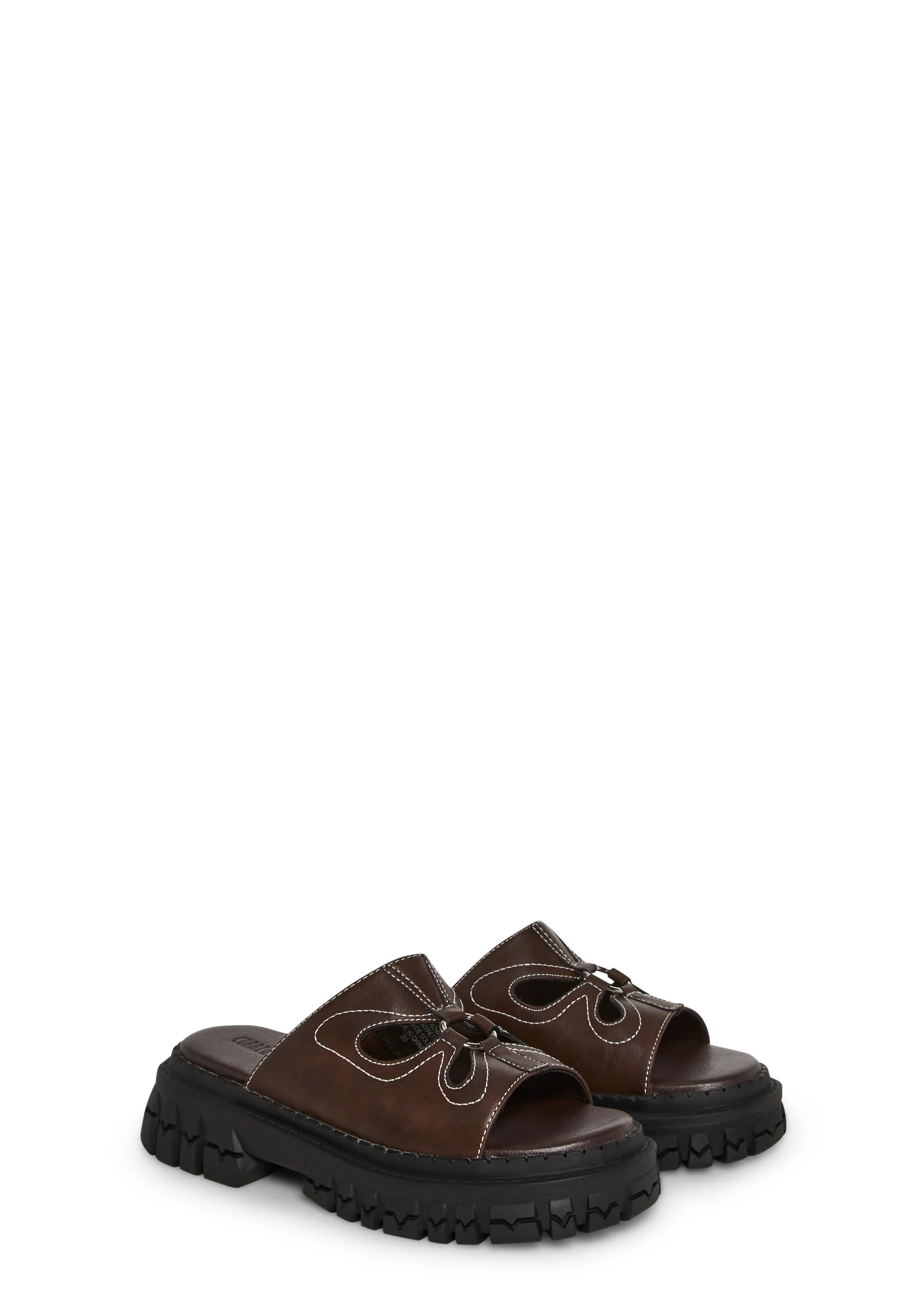 Feeling Good Platform Slides - Brown - Image 4