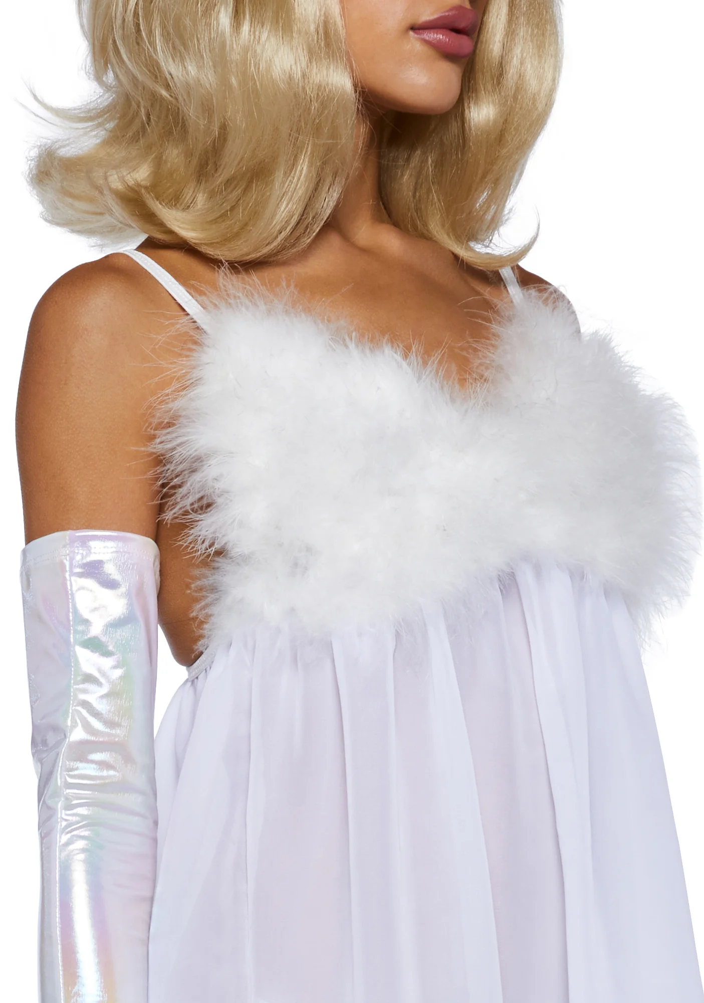 Fembot Babe Costume Set - White - Image 6