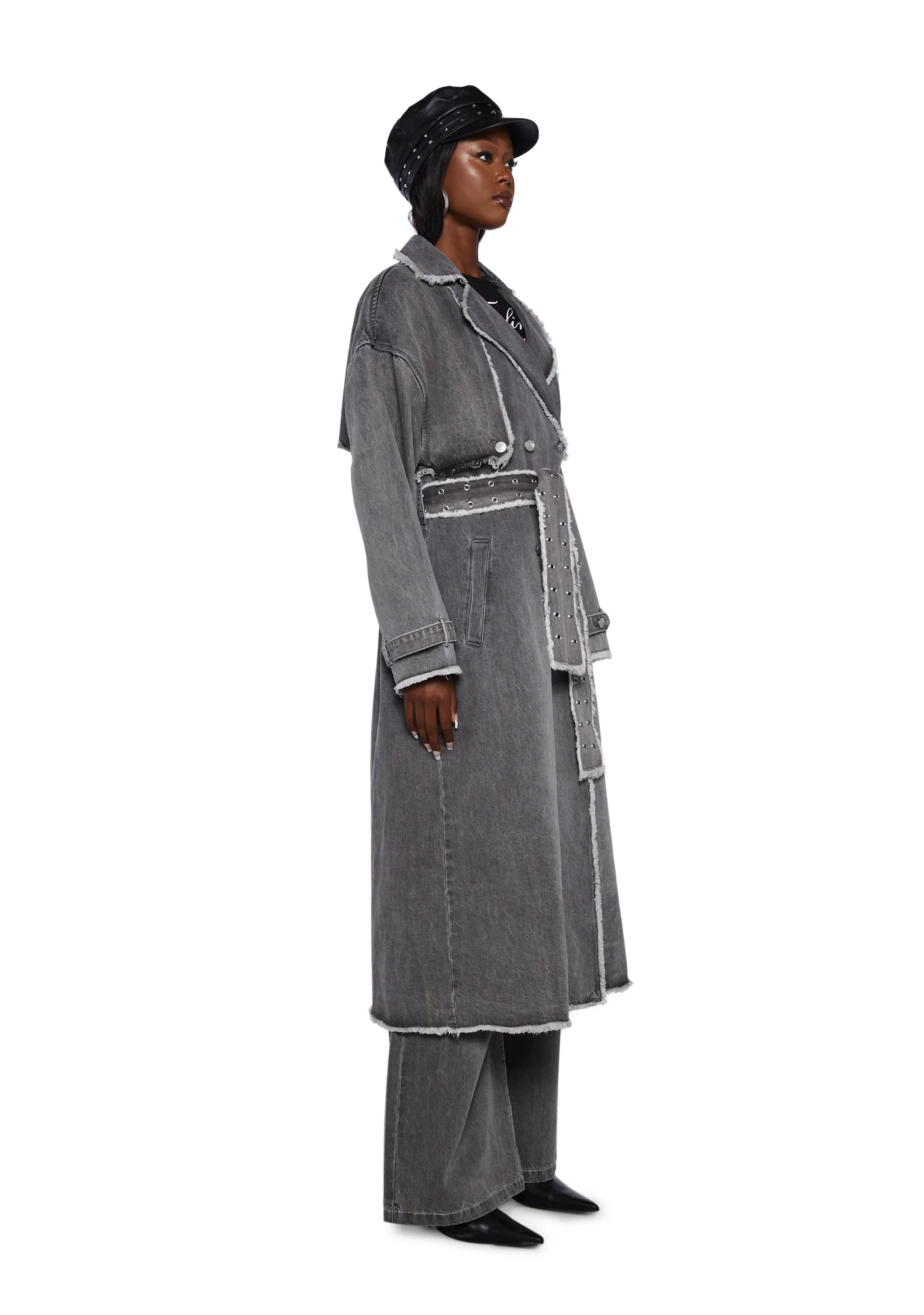 Femme Oversized Trench Coat - Image 3