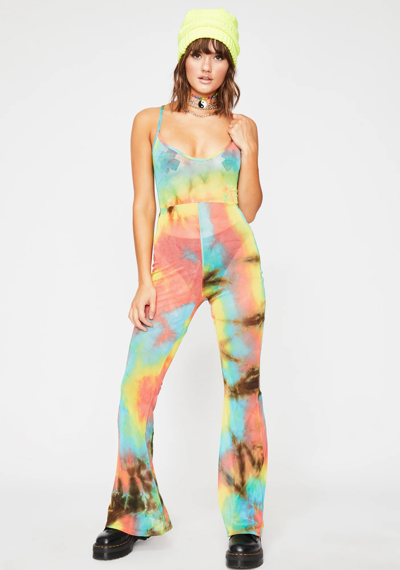 Festival Fusion Tie Dye Jumpsuit - Image 3