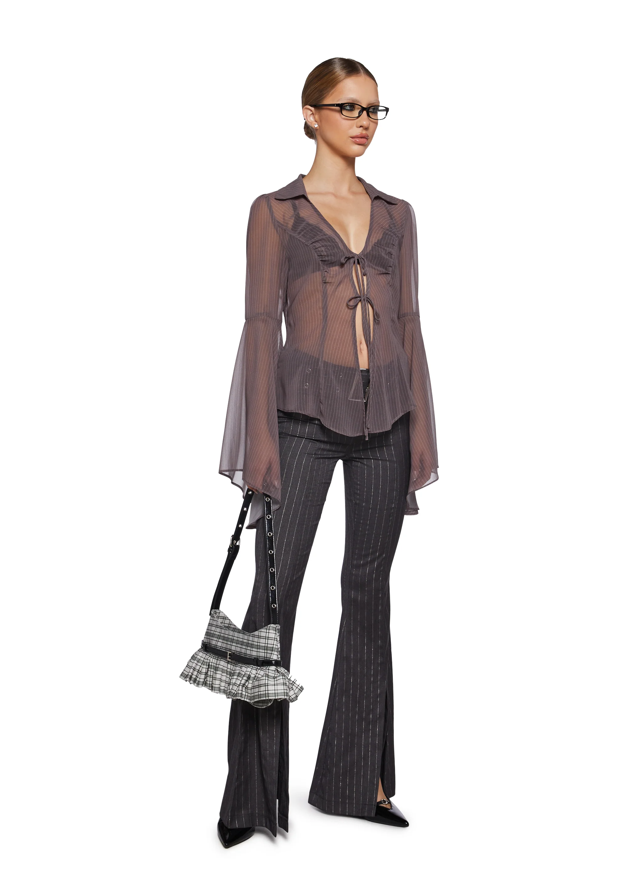 Fictional Flames Slit Pants - Image 2