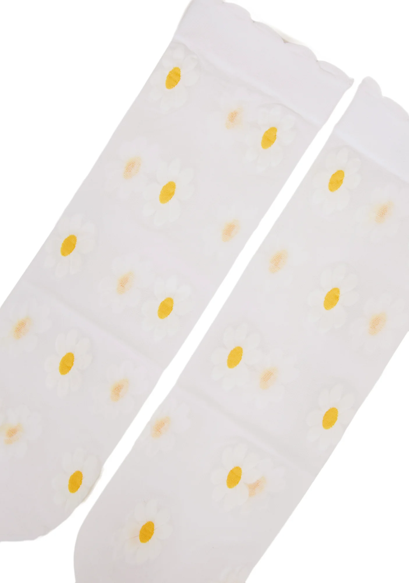Fields Of Flowers Sheer Ankle Socks - Image 2