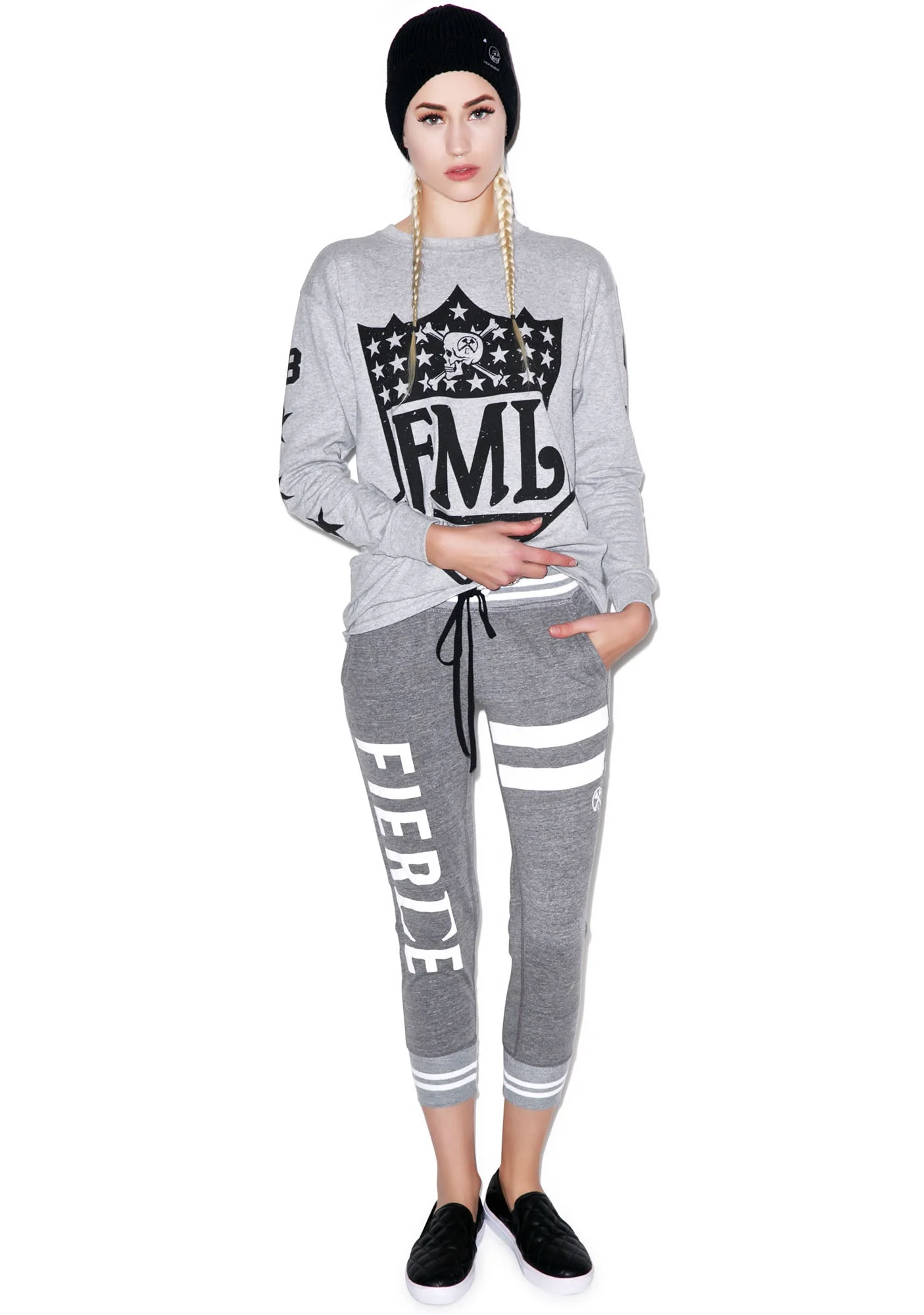 Fierce Capri Runners - Black - Image 2