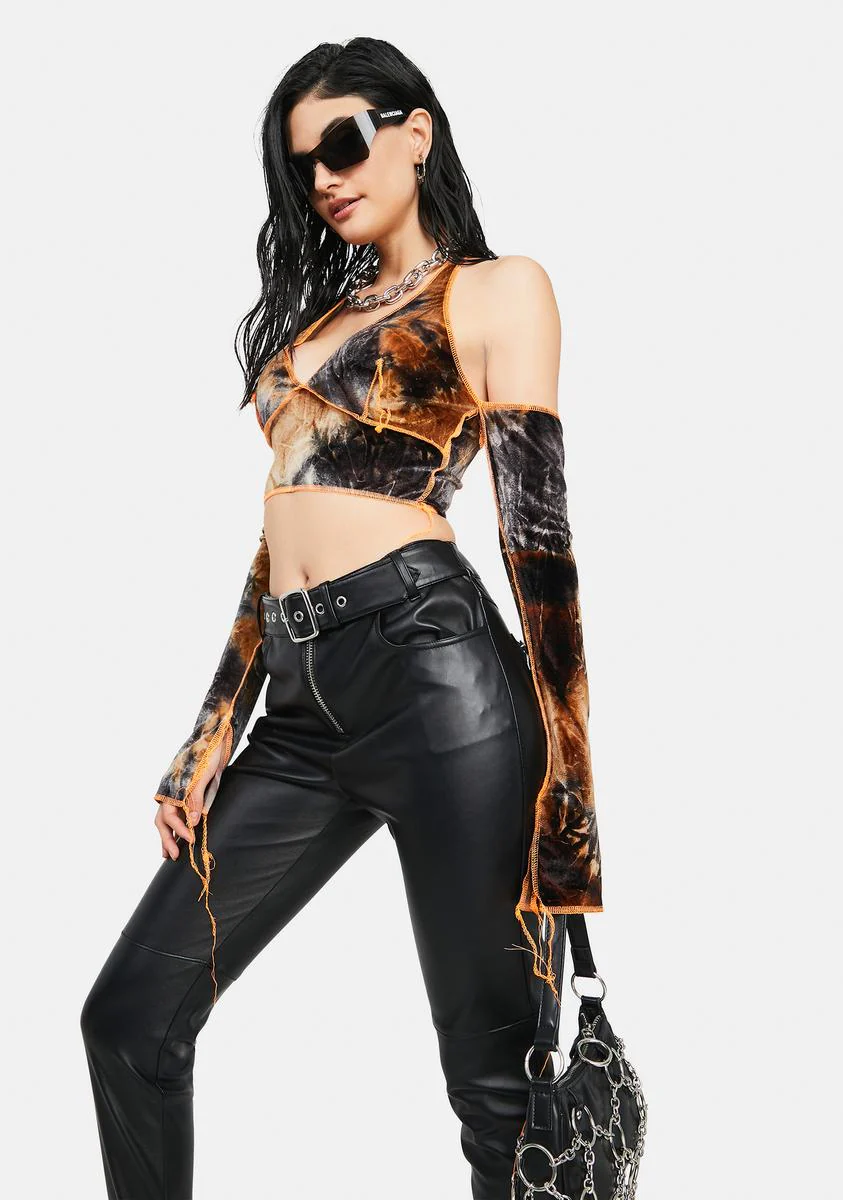Fierce Encounter Tie Dye Halter Top - Image 2