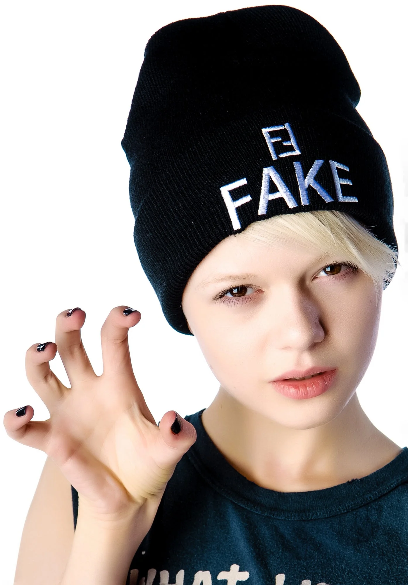 F'in Fake Beanie - Red - Image 10