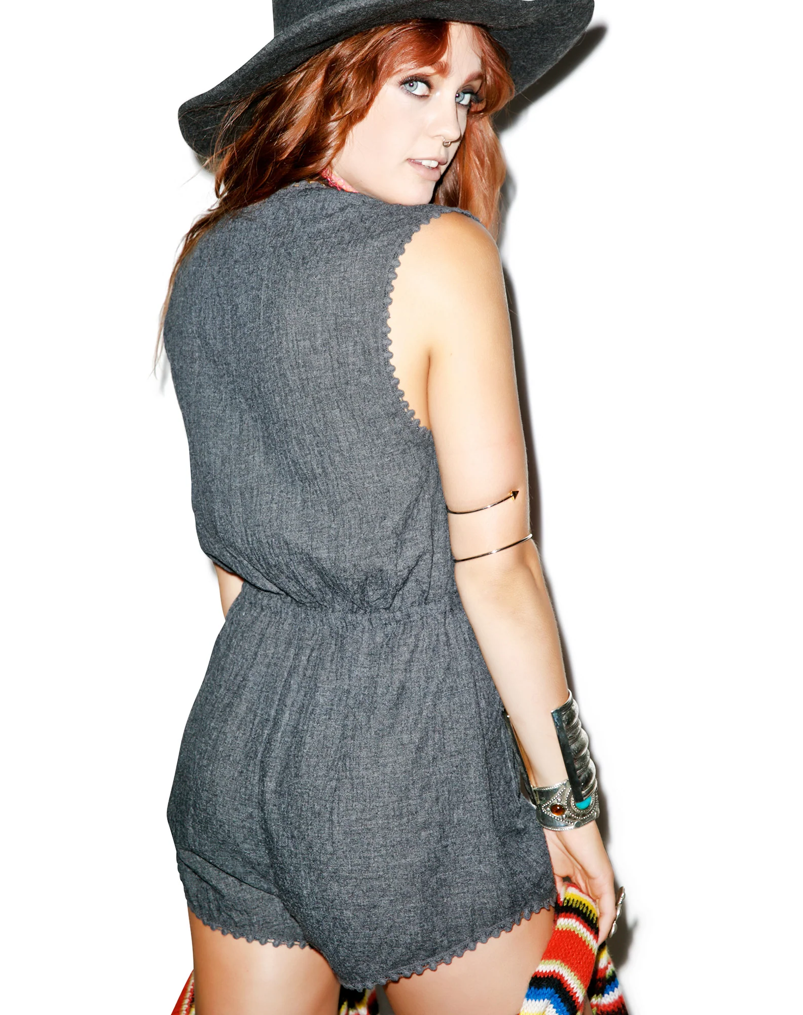 Finely Tuned Woven Playsuit - Image 5
