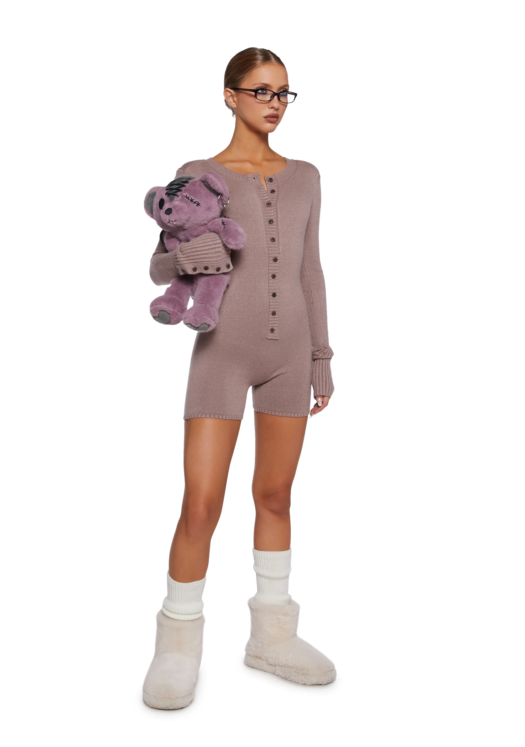 Fireside Stories Long Sleeve Romper - Image 2