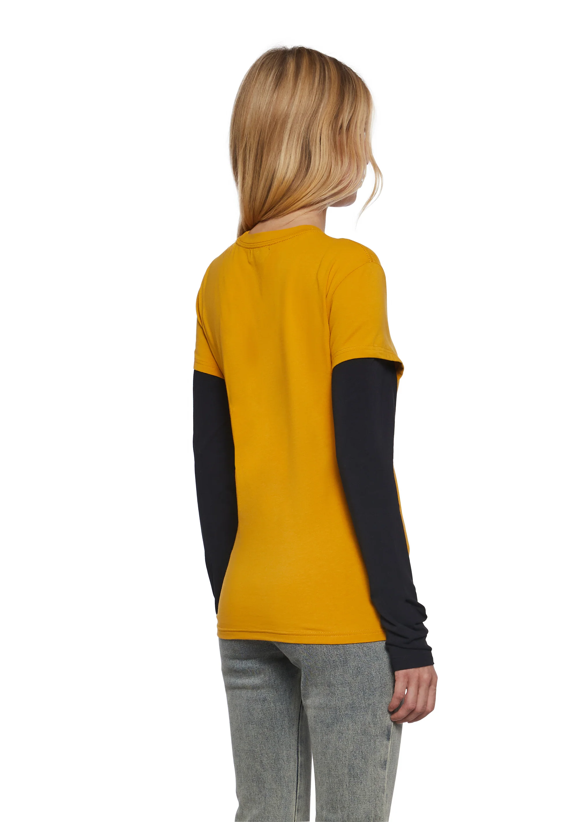 Fitted Twofer Long Sleeve Top - Image 4