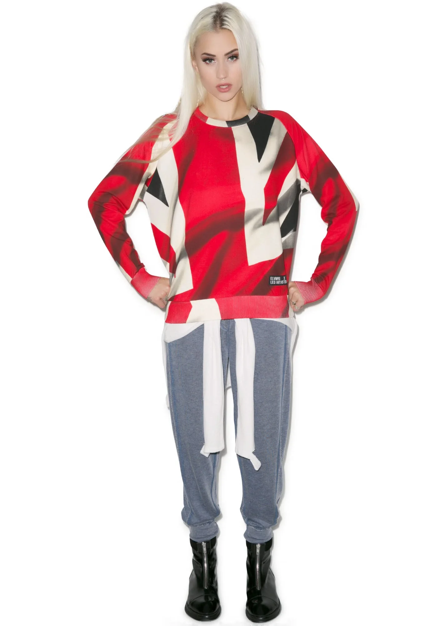 Fix Hate Sweater - Red - Image 8