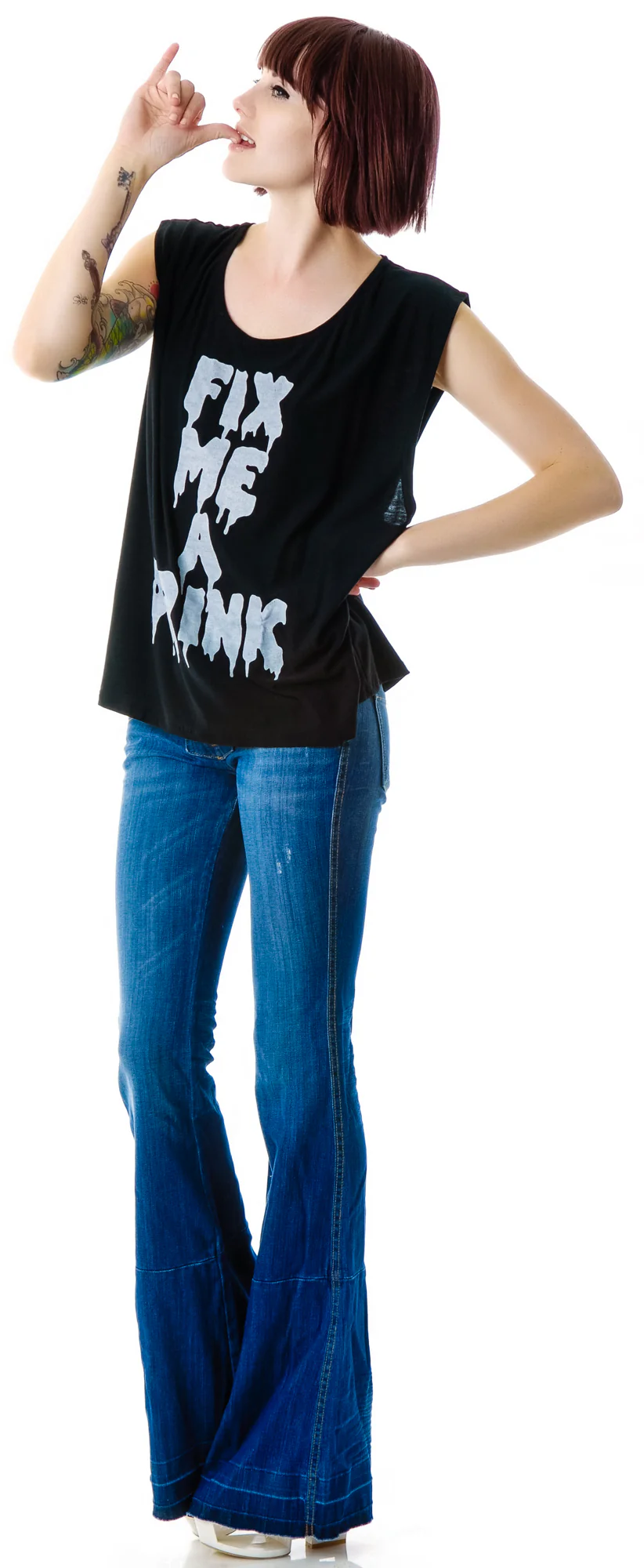 Fix Me a Drink Tomboy Tank - Image 3