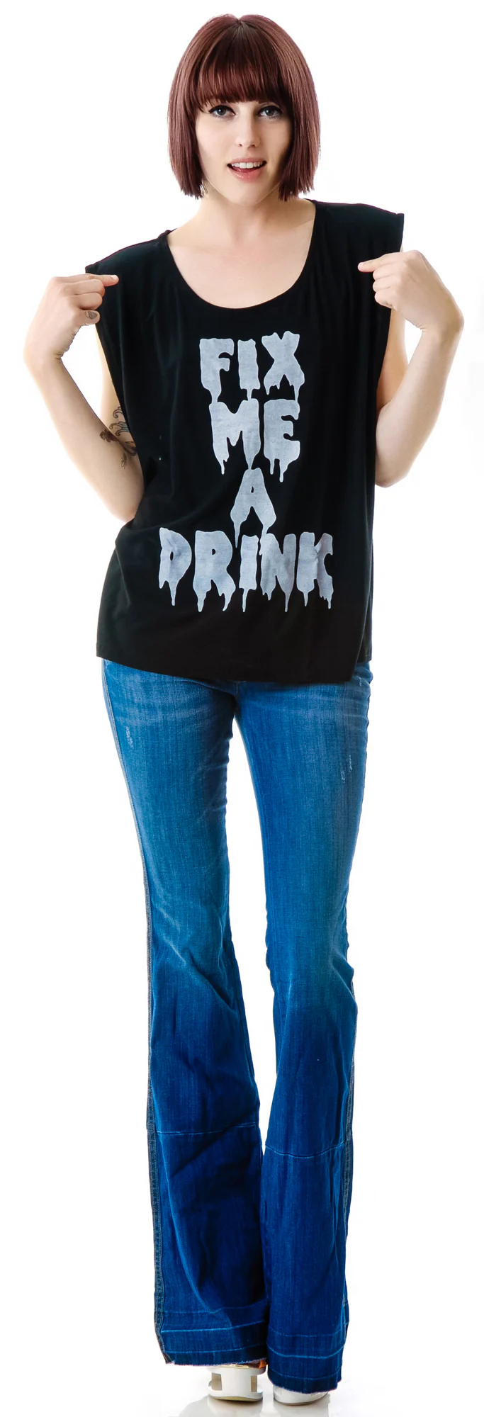 Fix Me a Drink Tomboy Tank - Image 4