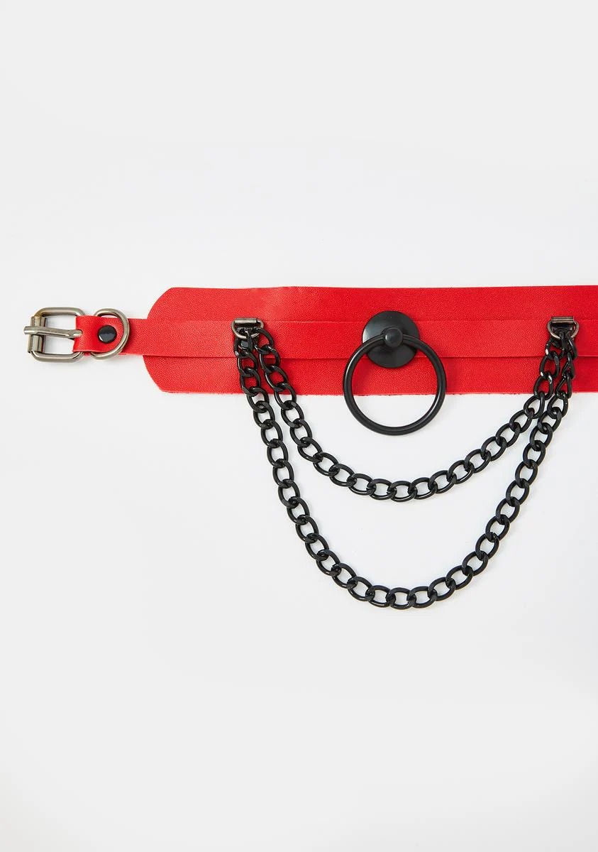 Flame Phantom Trap O-Ring Choker - Image 2