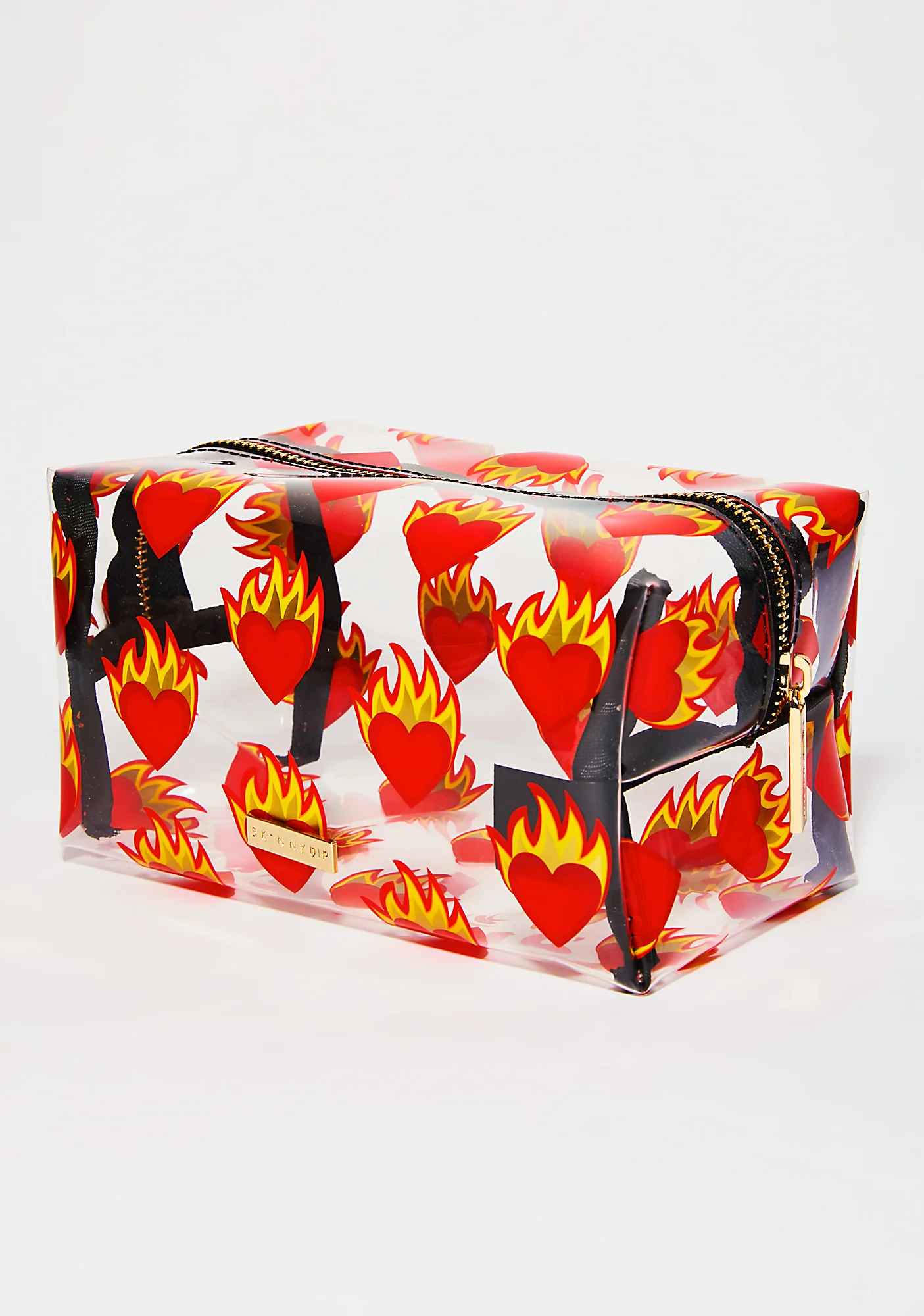 Flaming Heart Make Up Bag - Image 2