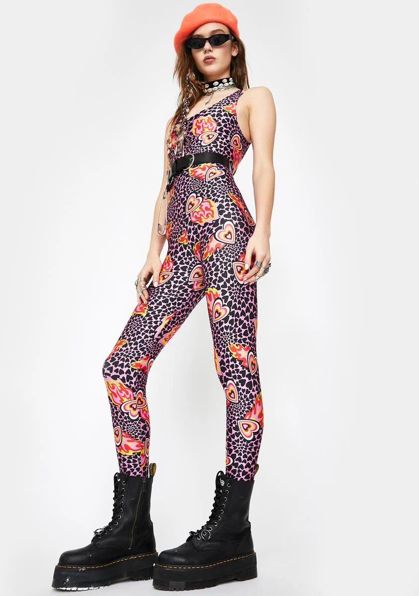 Flaming Hearts Jumpsuit - Image 3