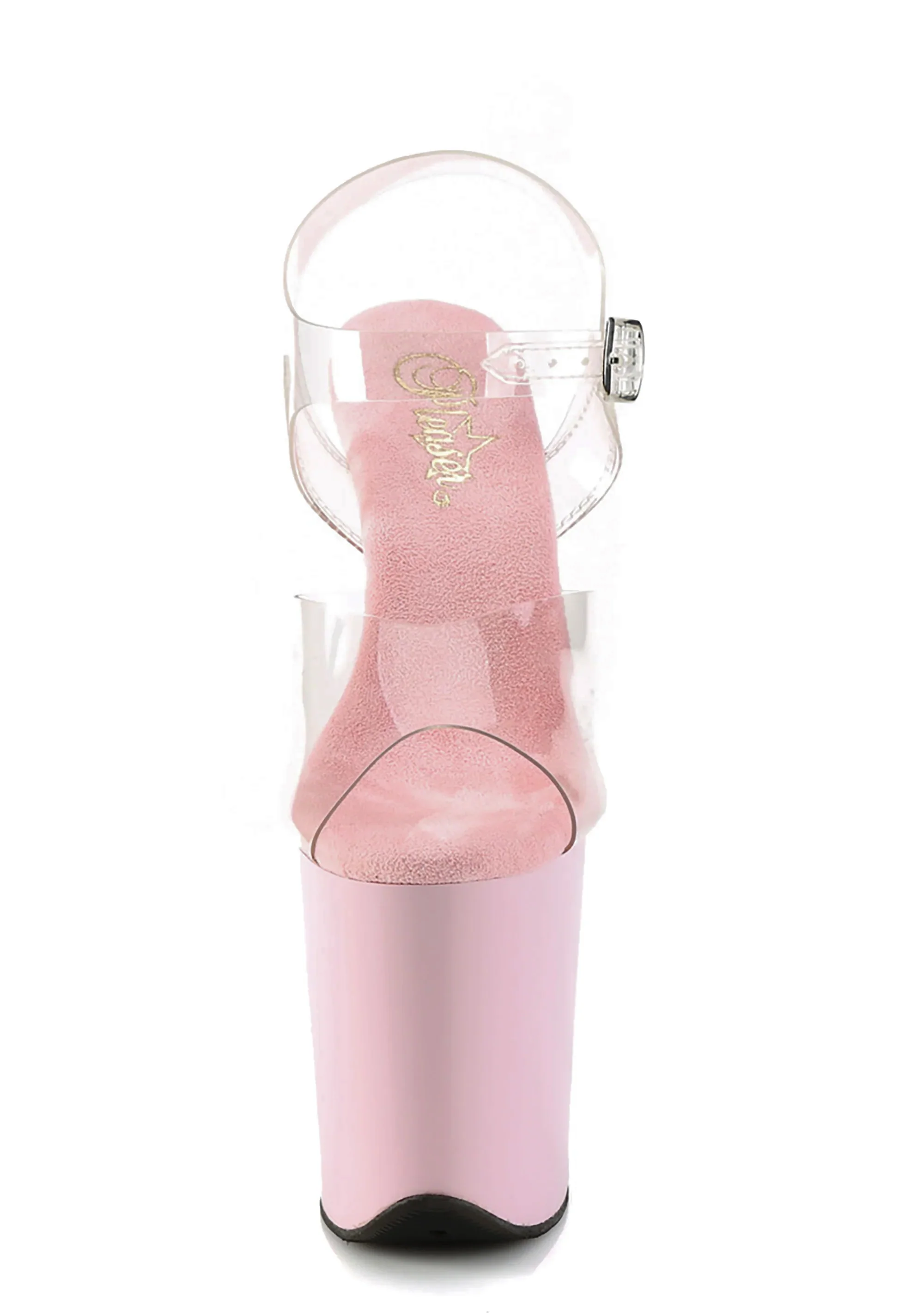 Flamingo-808 Platform Ankle Strap Sandals-Baby Pink - Image 2