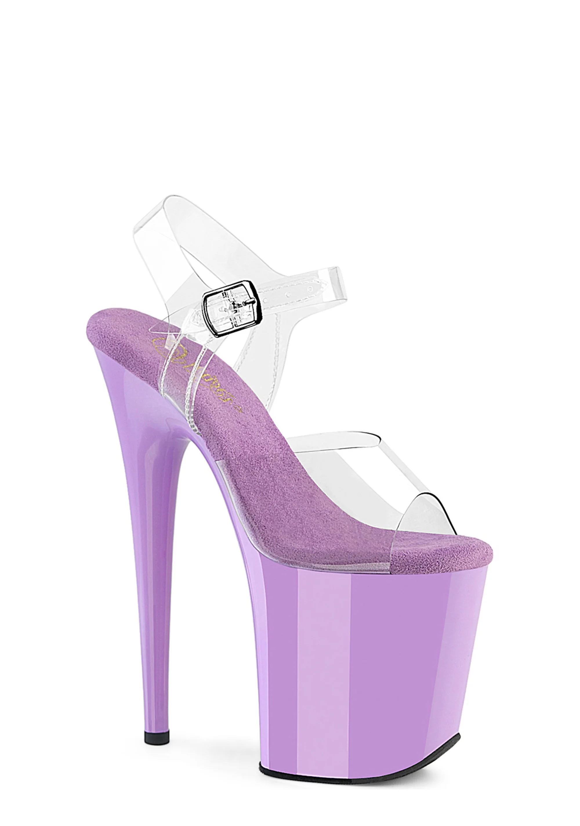 Flamingo-808 Platform Ankle Strap Sandals-Lavender - Image 5