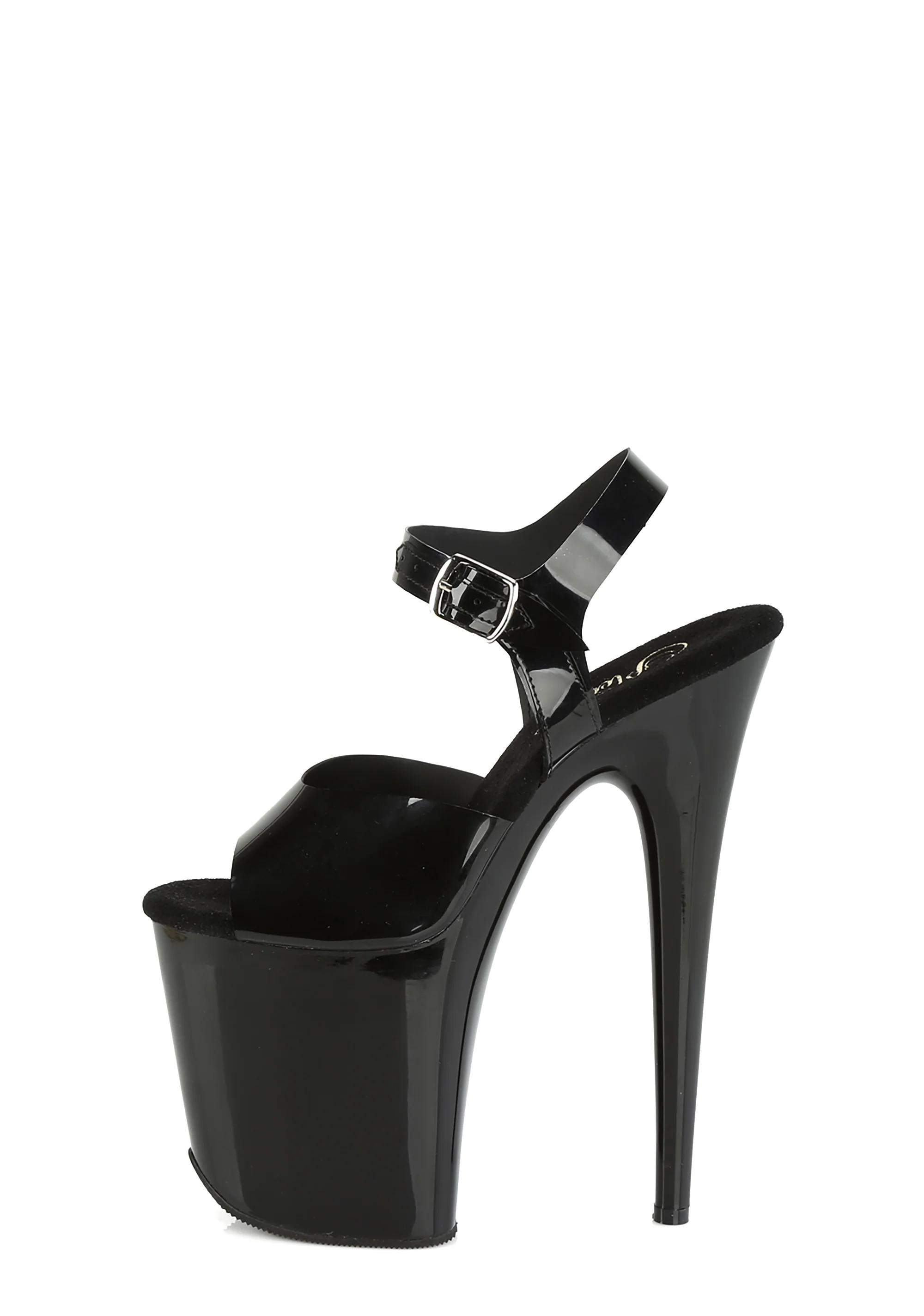 Flamingo-808 Platform Ankle Straps Sandals-Black - Image 2