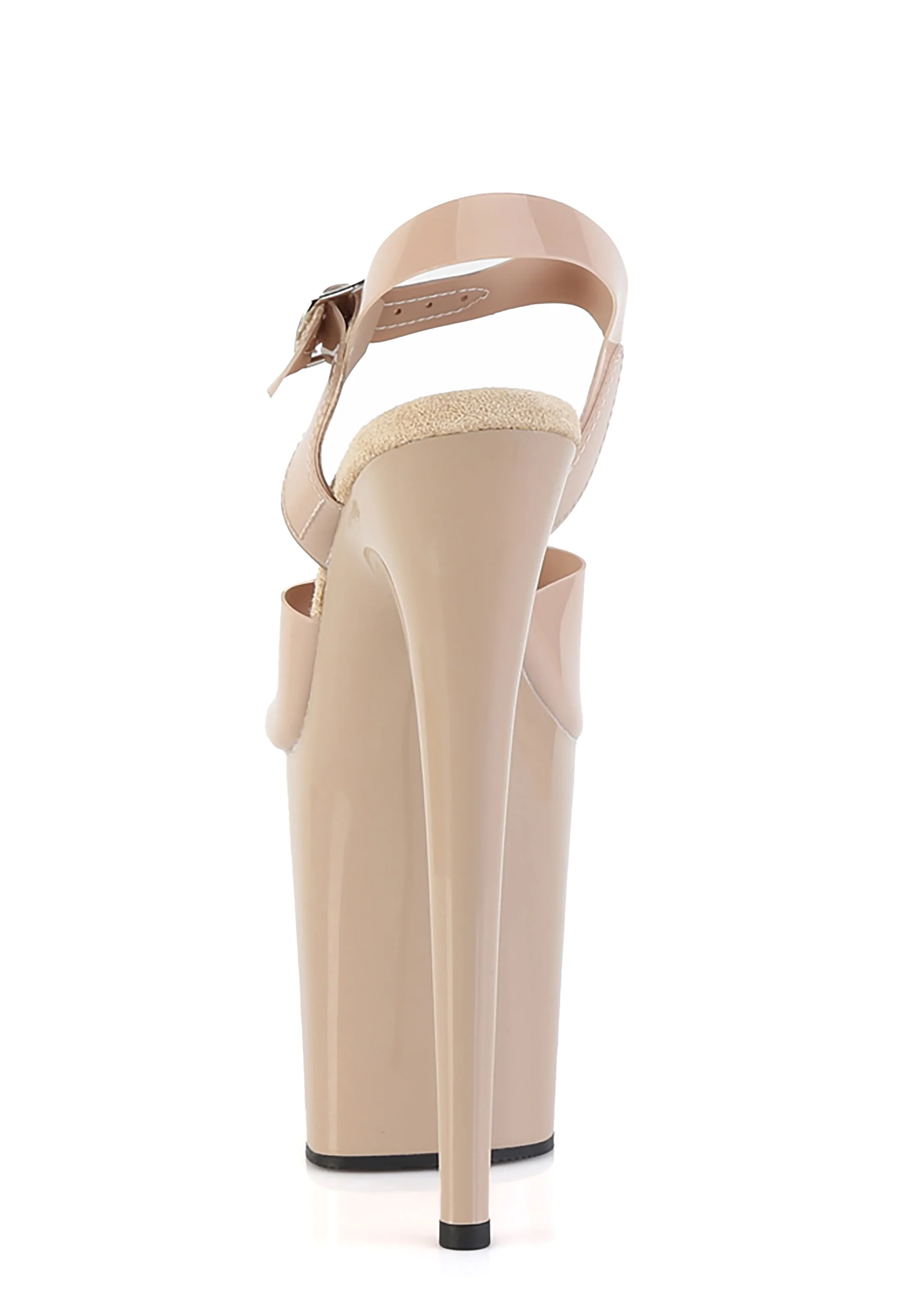 Flamingo-808 Platform Ankle Straps Sandals-Cream - Image 4