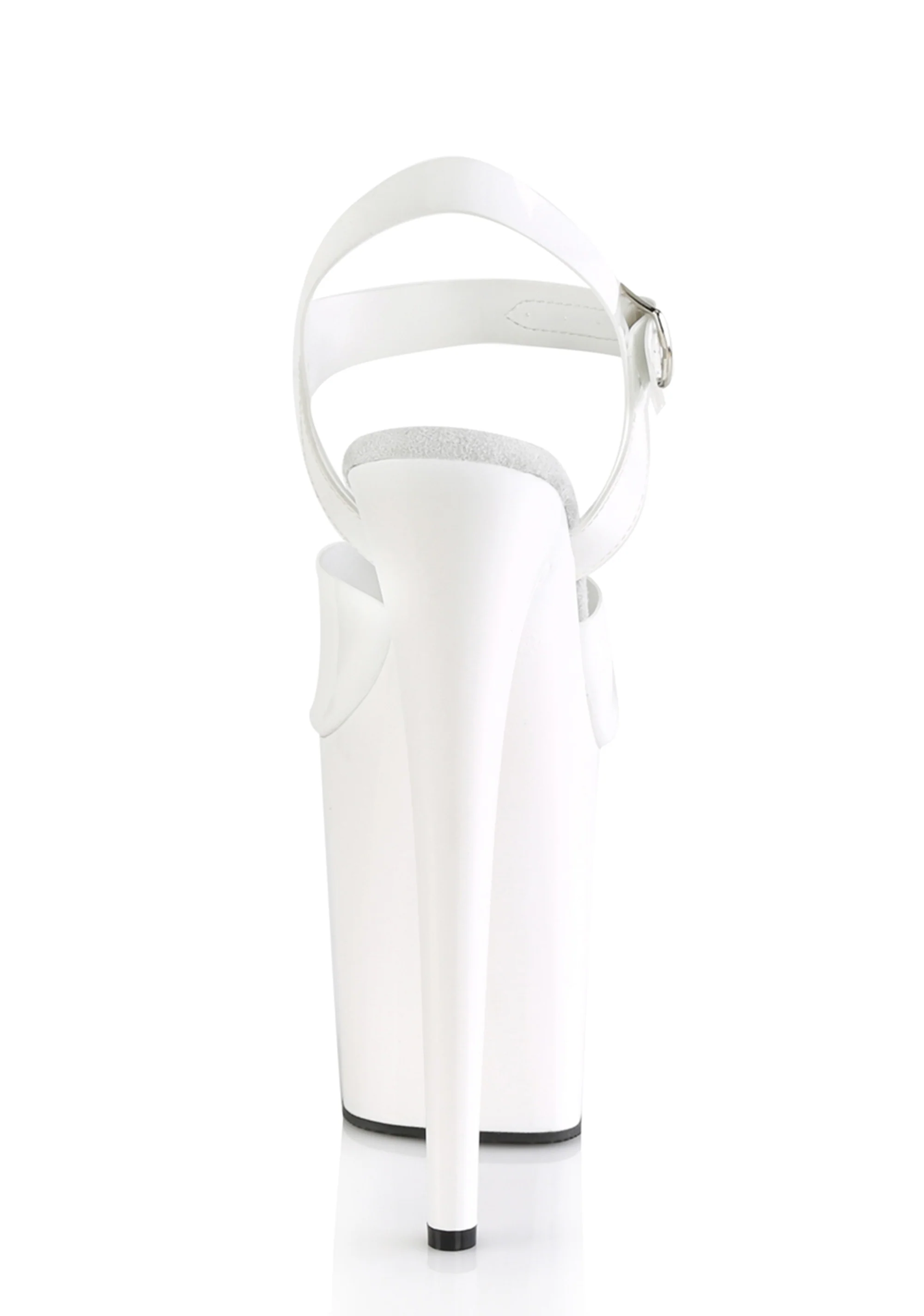 Flamingo-808 Platform Ankle Straps Sandals-White - Image 4
