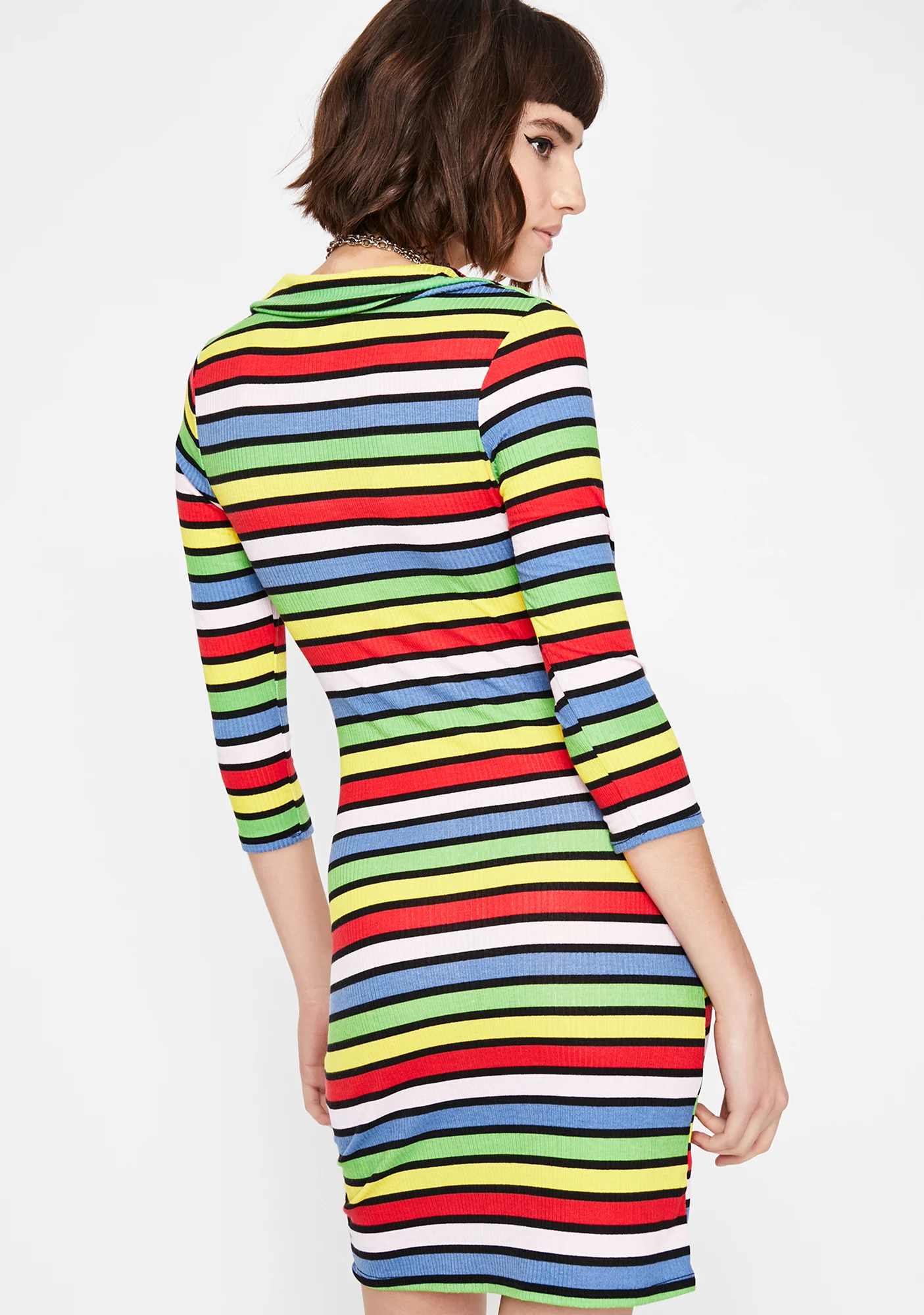 Flash Frenzy Stripe Dress - Image 4
