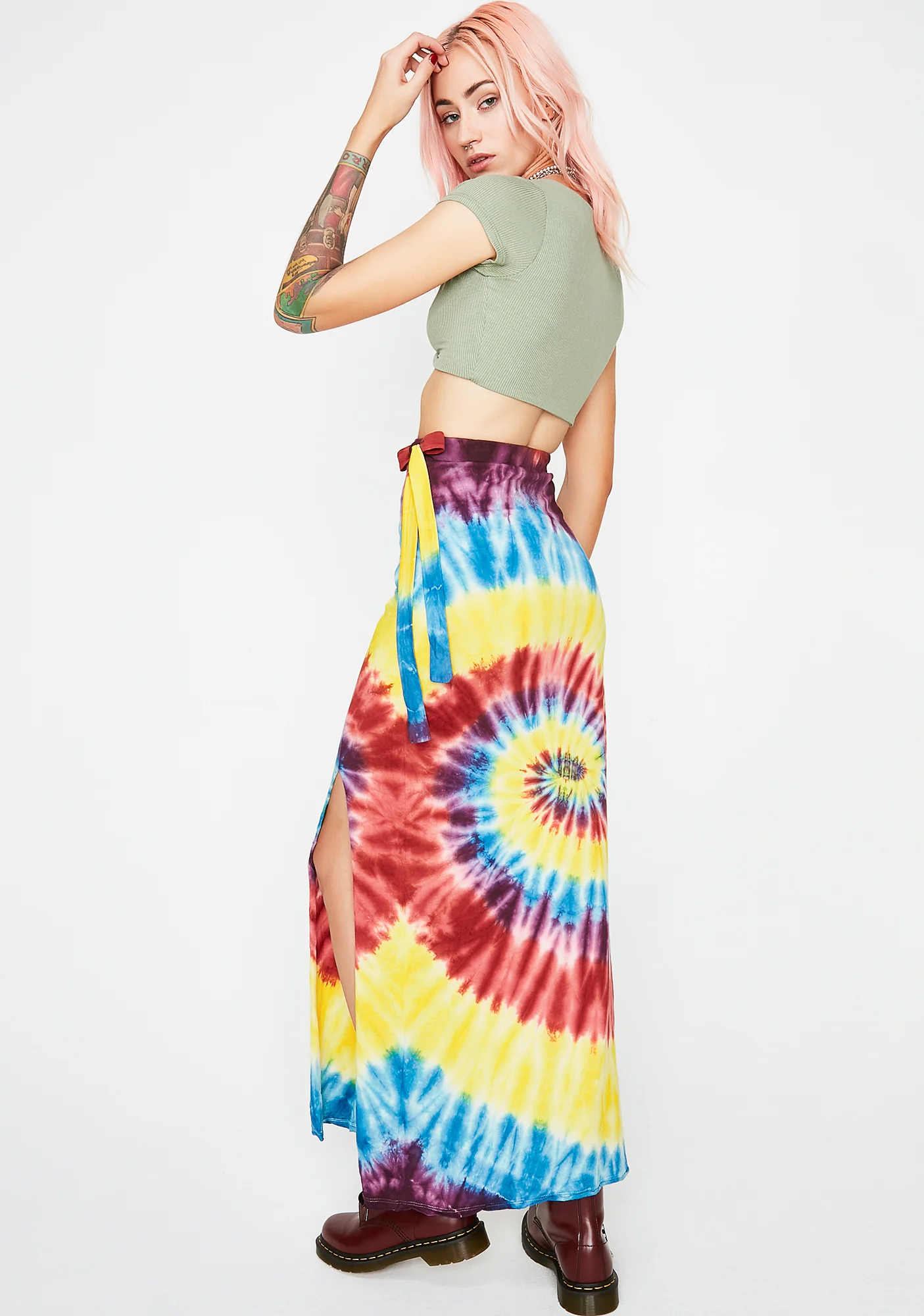 Flashback Feelin' Tie Dye Skirt - Image 2