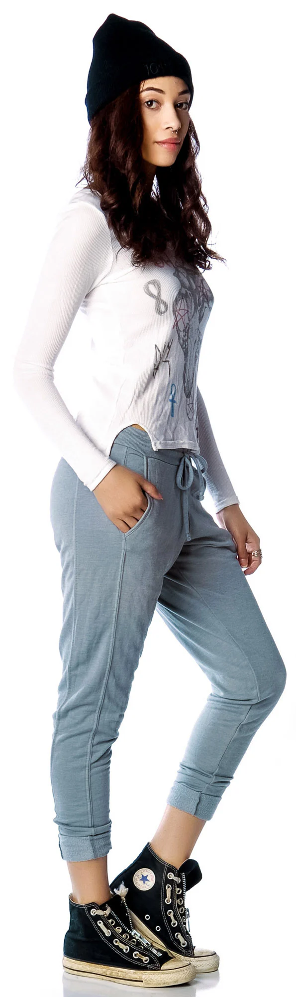 Fleece Skinny Leg Pants - Image 4