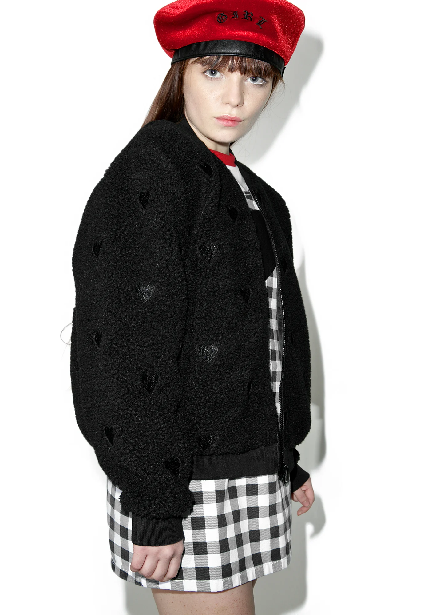 Fleecey Heart Bomber - Image 2