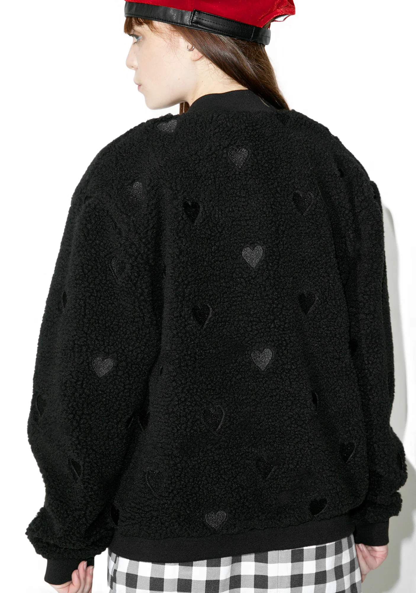 Fleecey Heart Bomber - Image 4