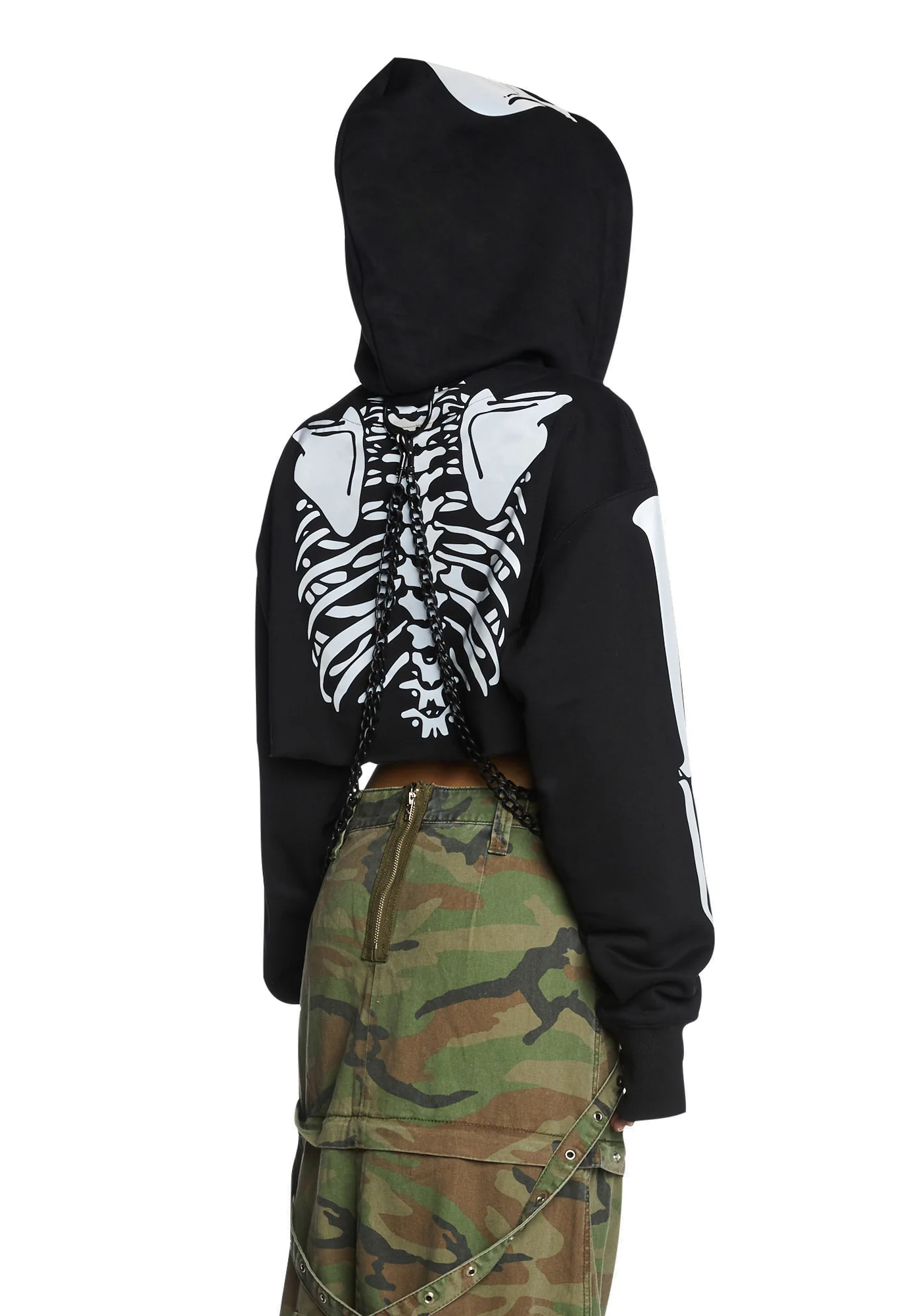 Flesh N' Bones Reflective Hoodie - Image 4