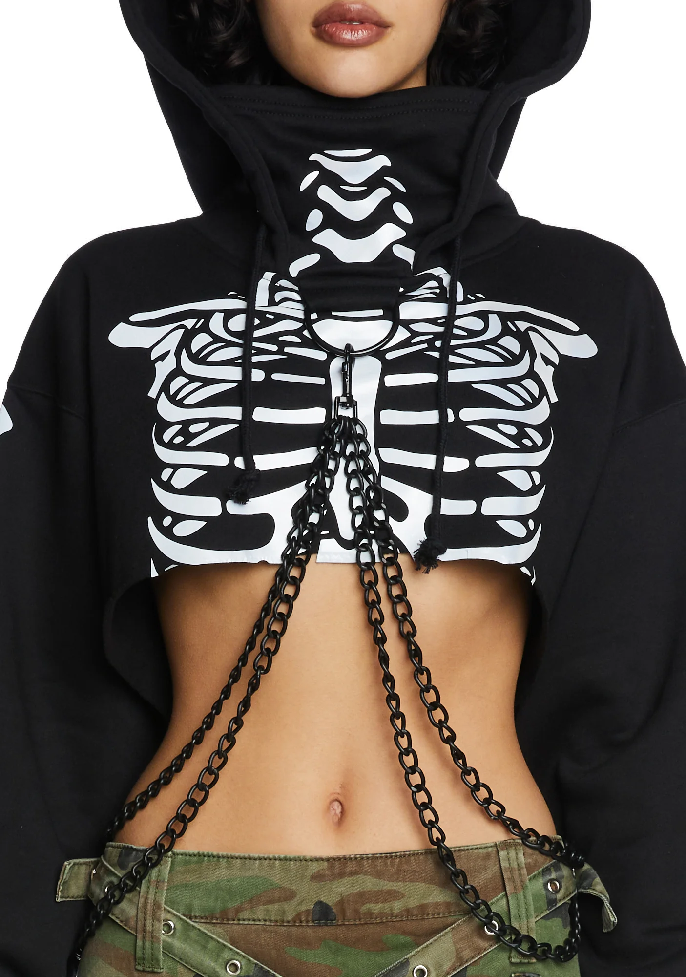 Flesh N' Bones Reflective Hoodie - Image 6