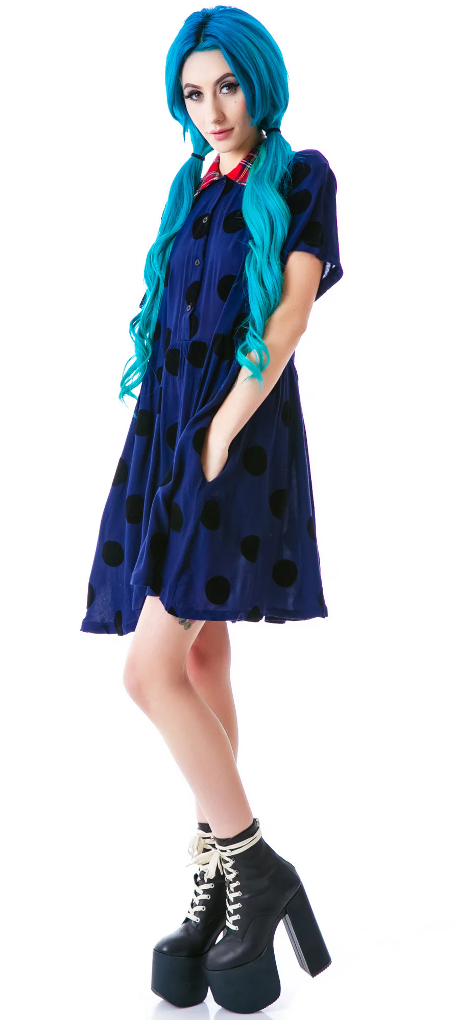 Floka Dot Dress - Image 2