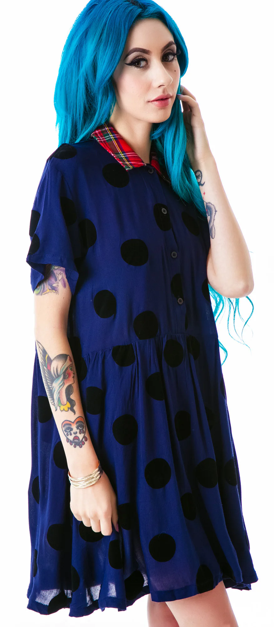 Floka Dot Dress - Image 5