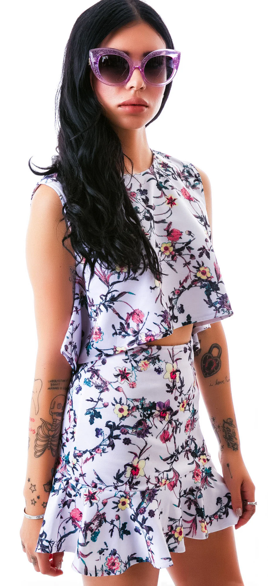 Flora Peplum Talk Skirt - White - Image 12