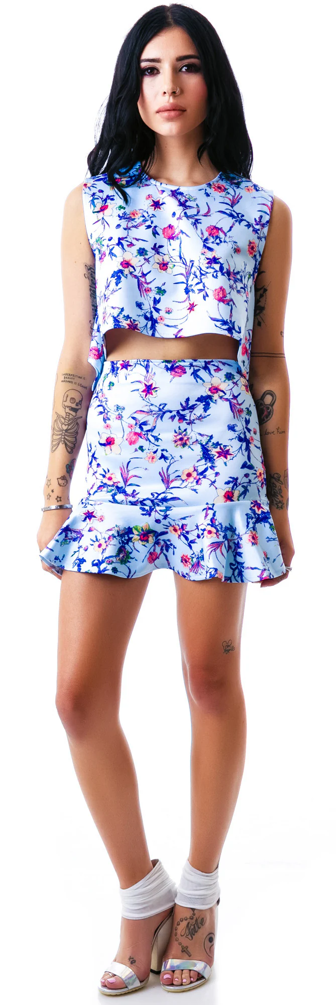 Flora Peplum Talk Skirt - Image 9