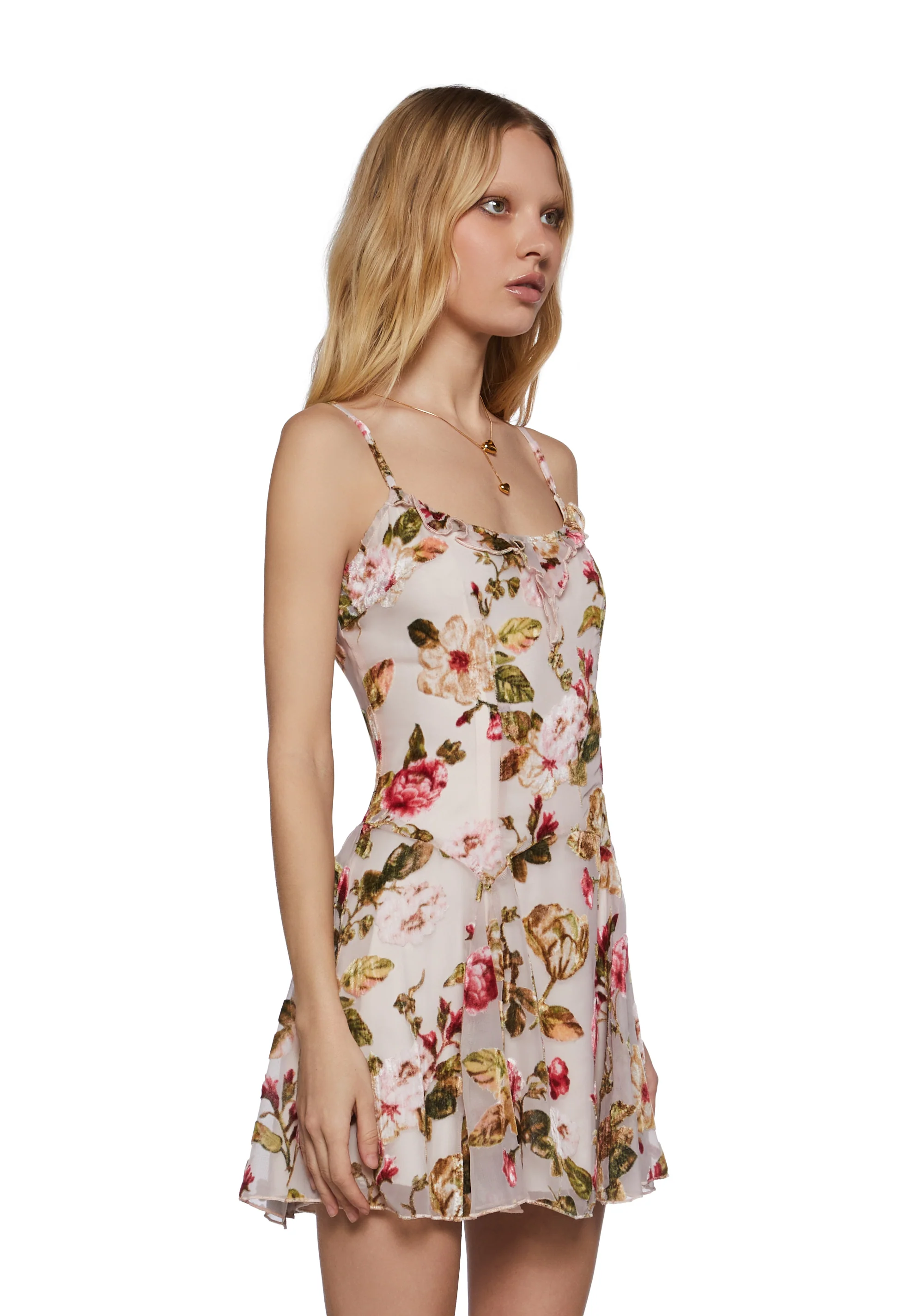 Love Vigilante Velvet Dress - Image 3